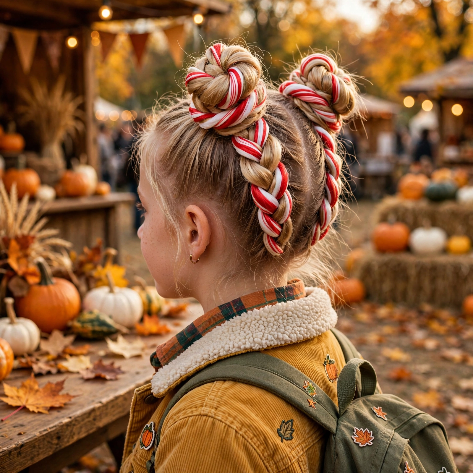 Bubble Braid Pigtails