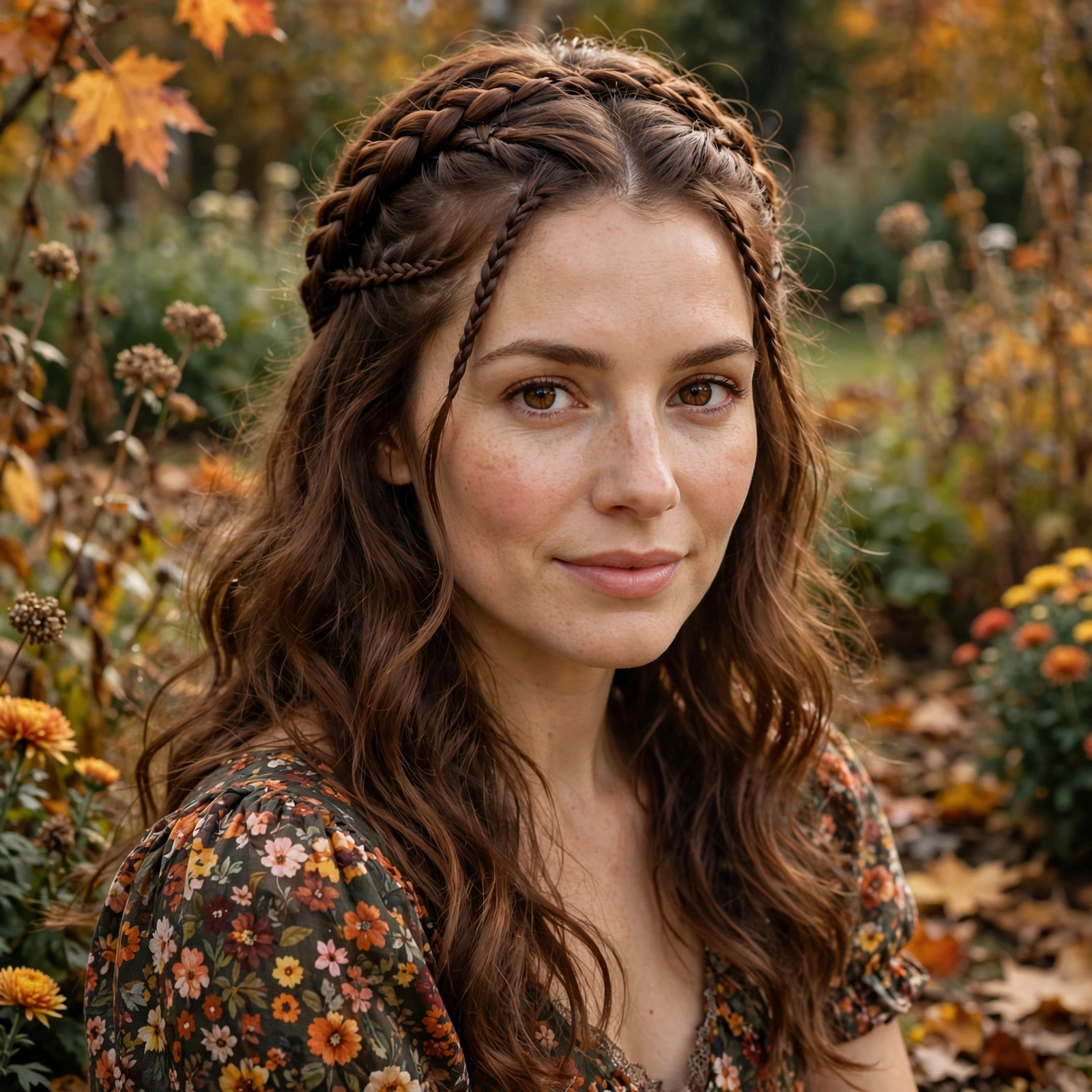 Half-Up Braided Crown