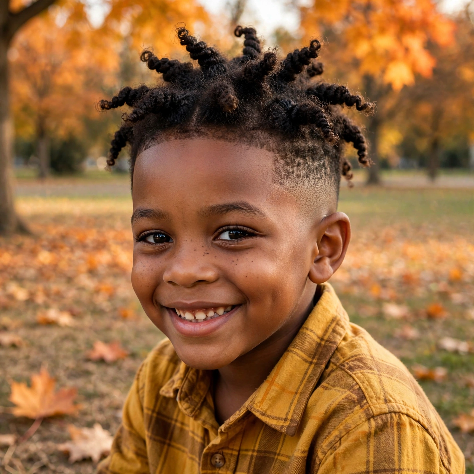 Twist-Out with Mid Fade