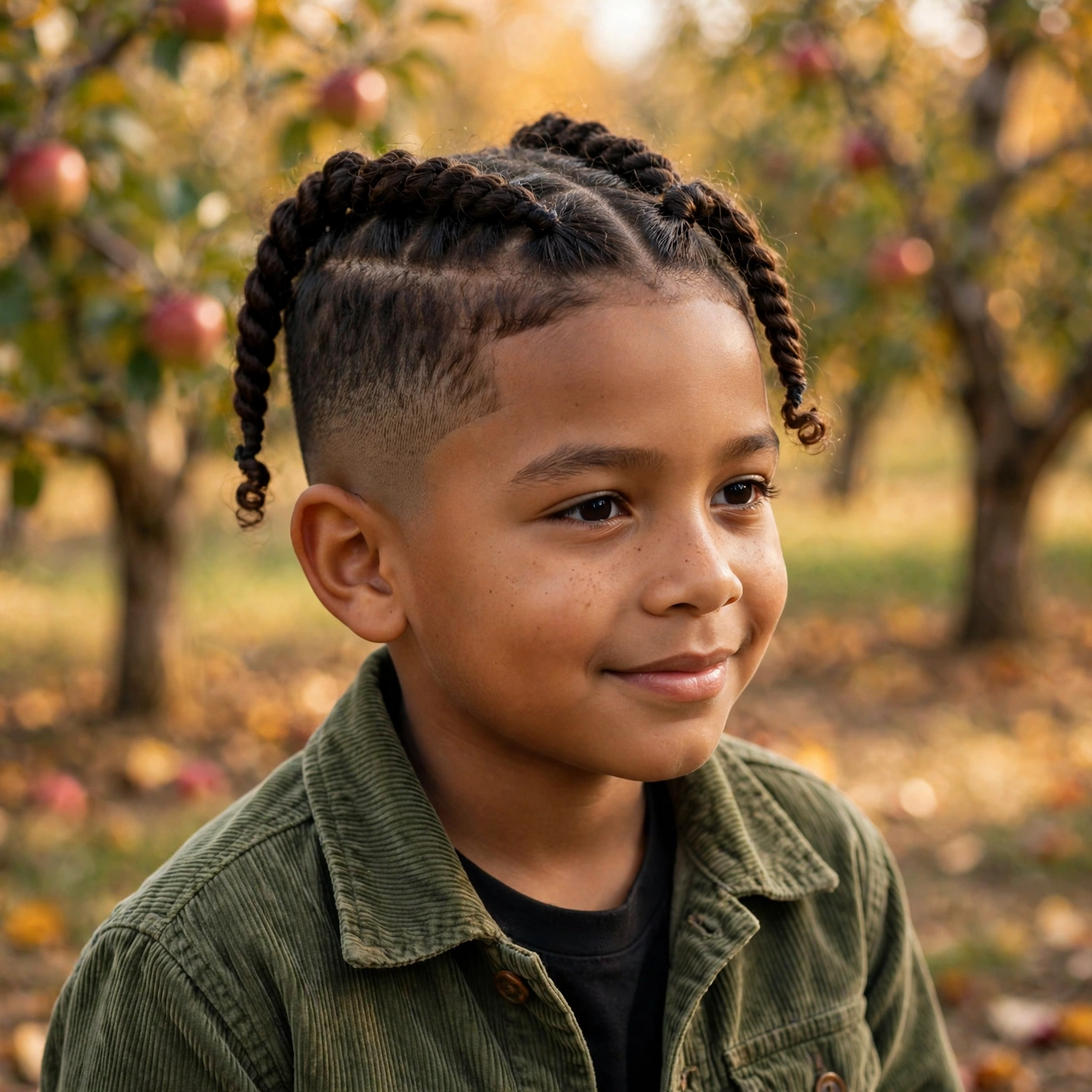 Pineapple Puff with Undercut