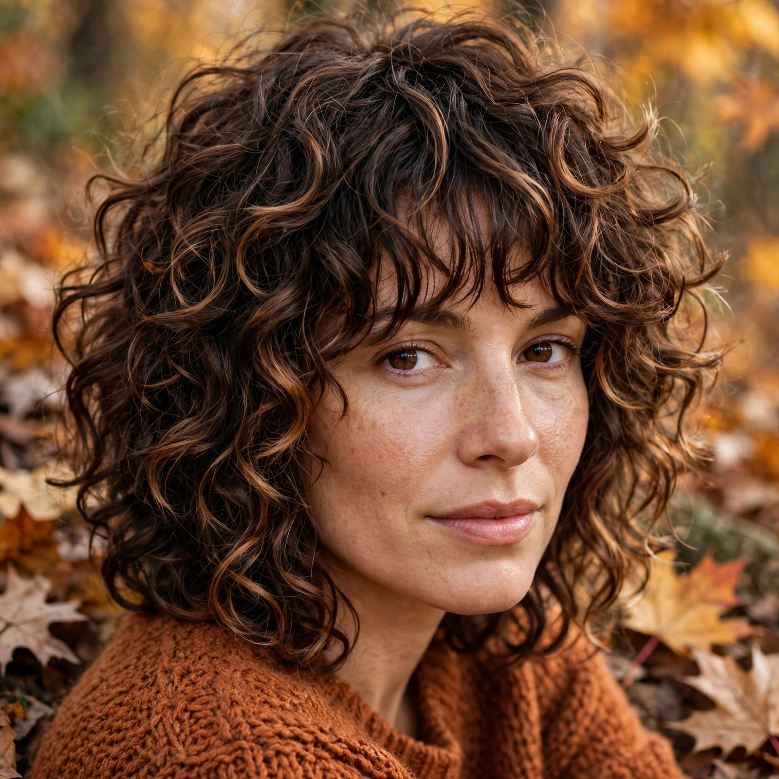 Fall Curly Hairstyles for Women: The Curly Shag