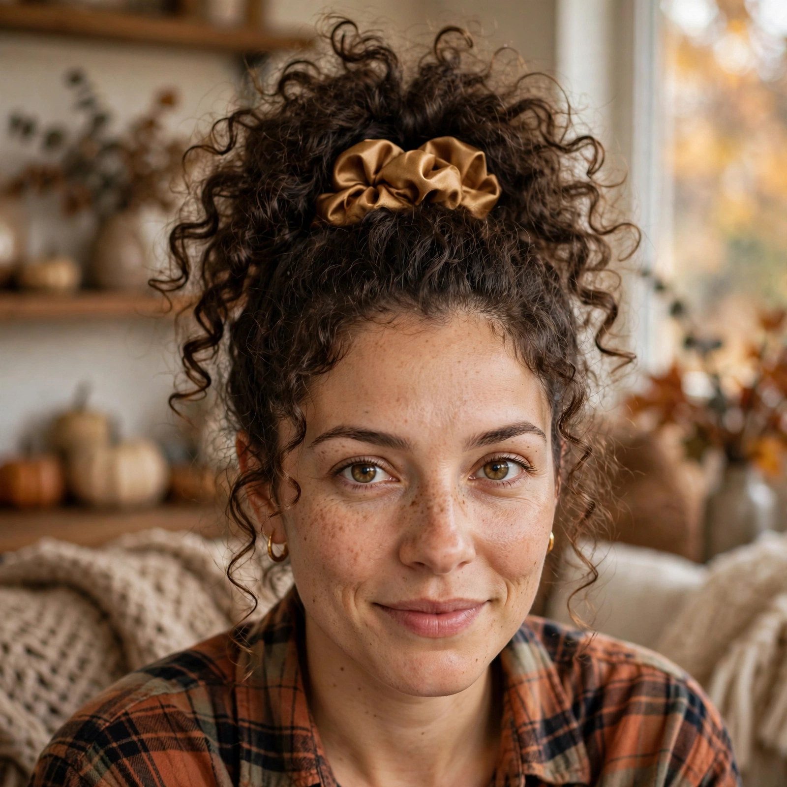 Pineapple Updo for Second-Day Curls
