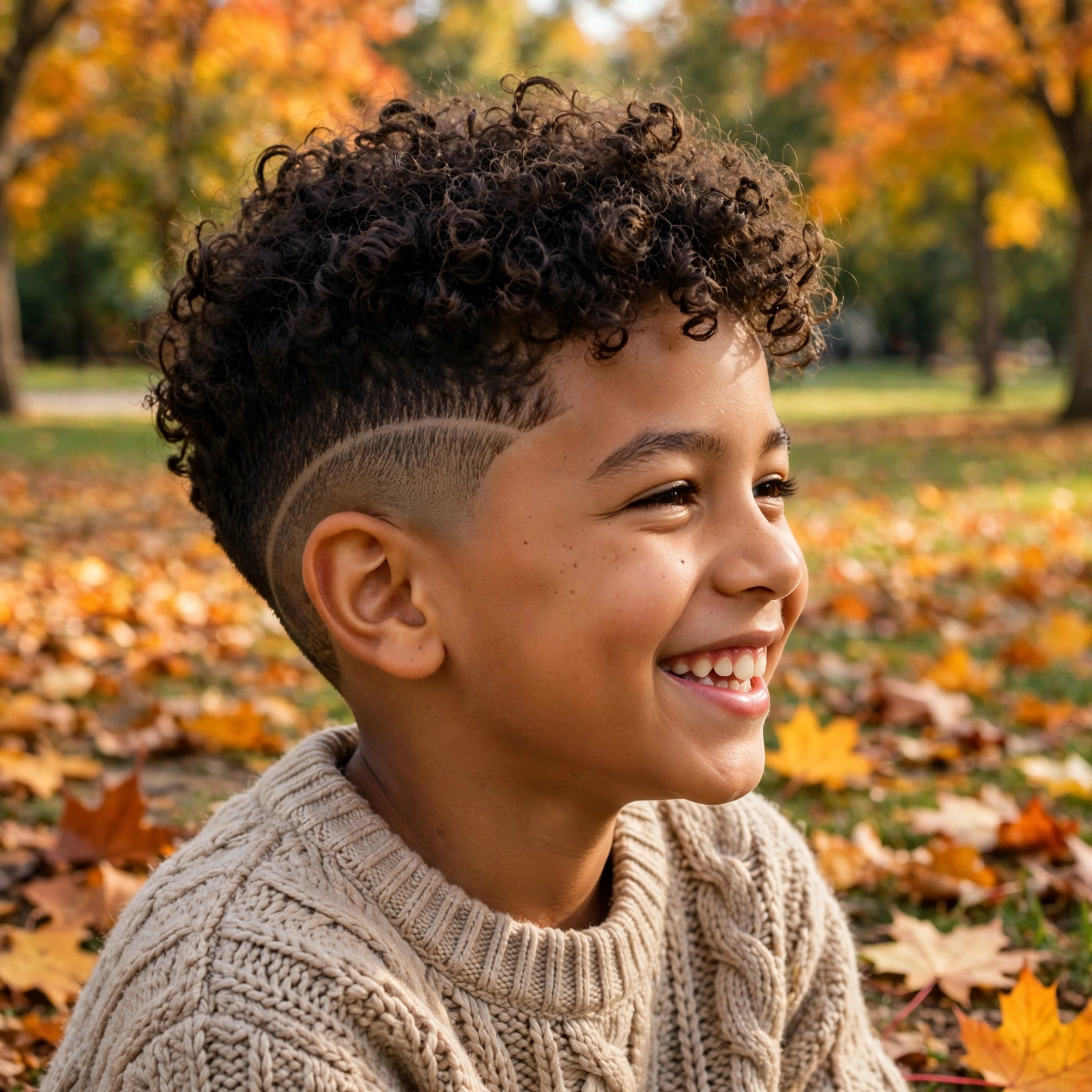 Mid Skin Fade Comb-Over