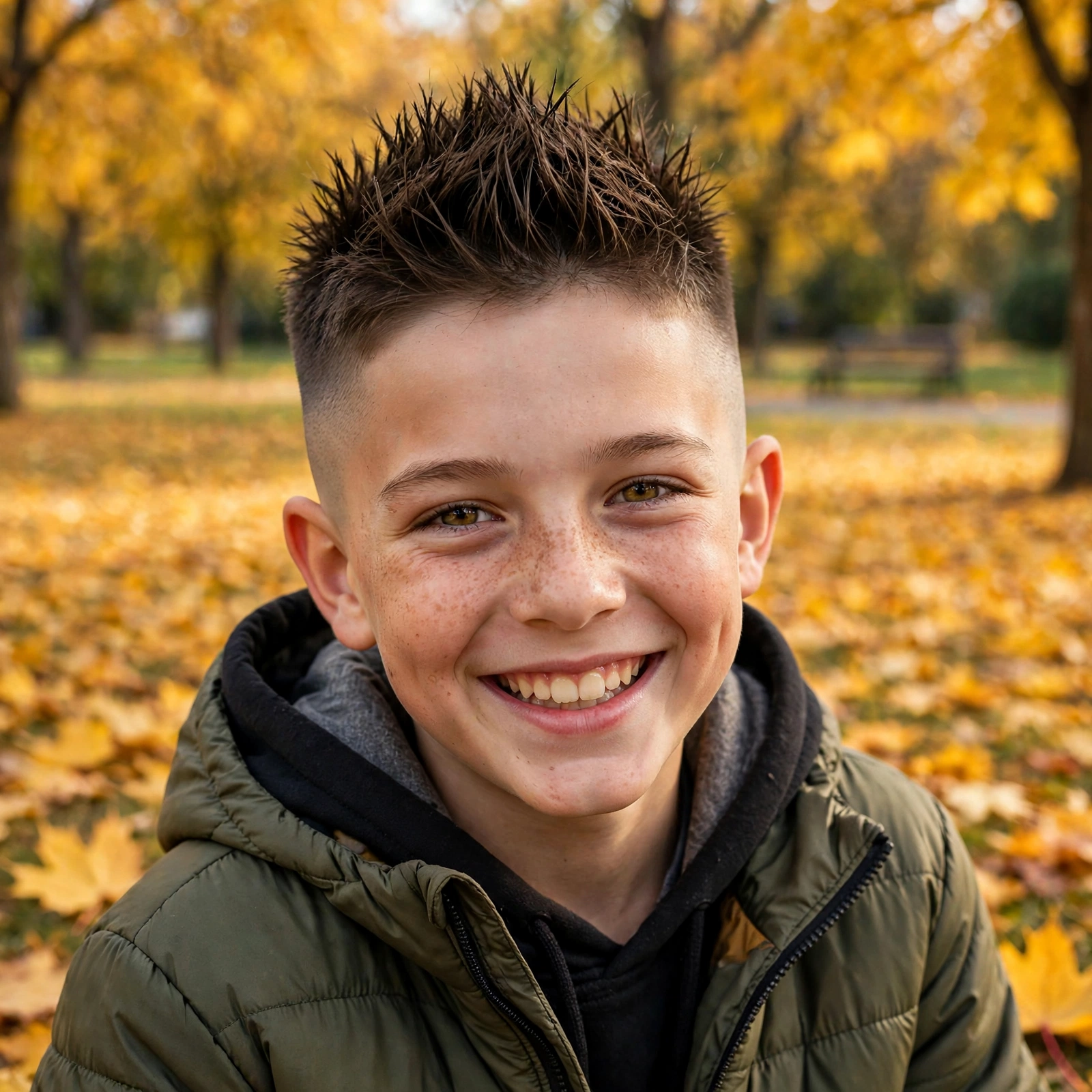 Burst Fade Faux Hawk