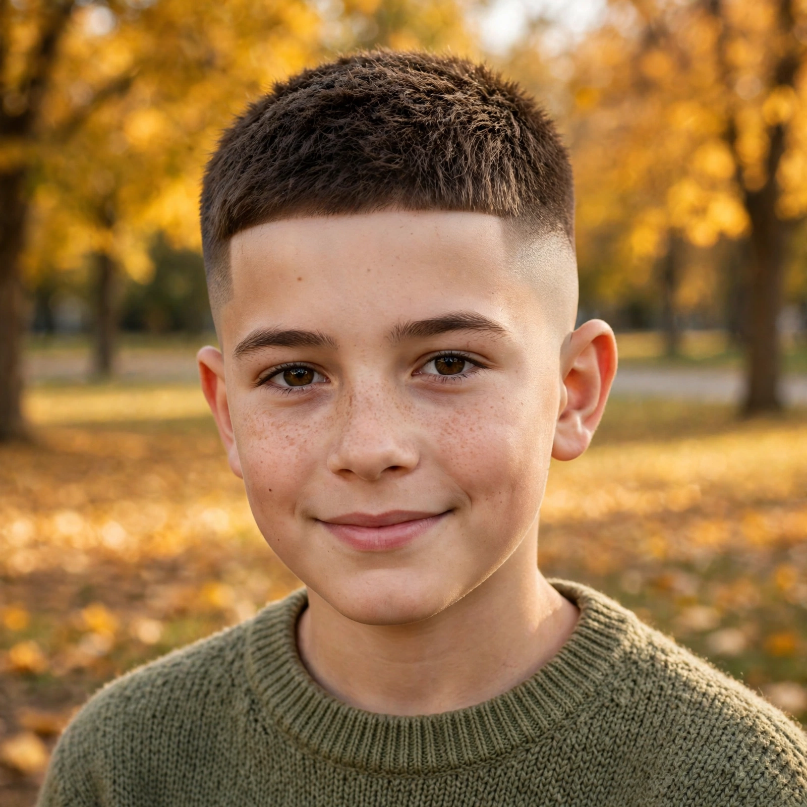 Mid Skin Fade Comb-Over