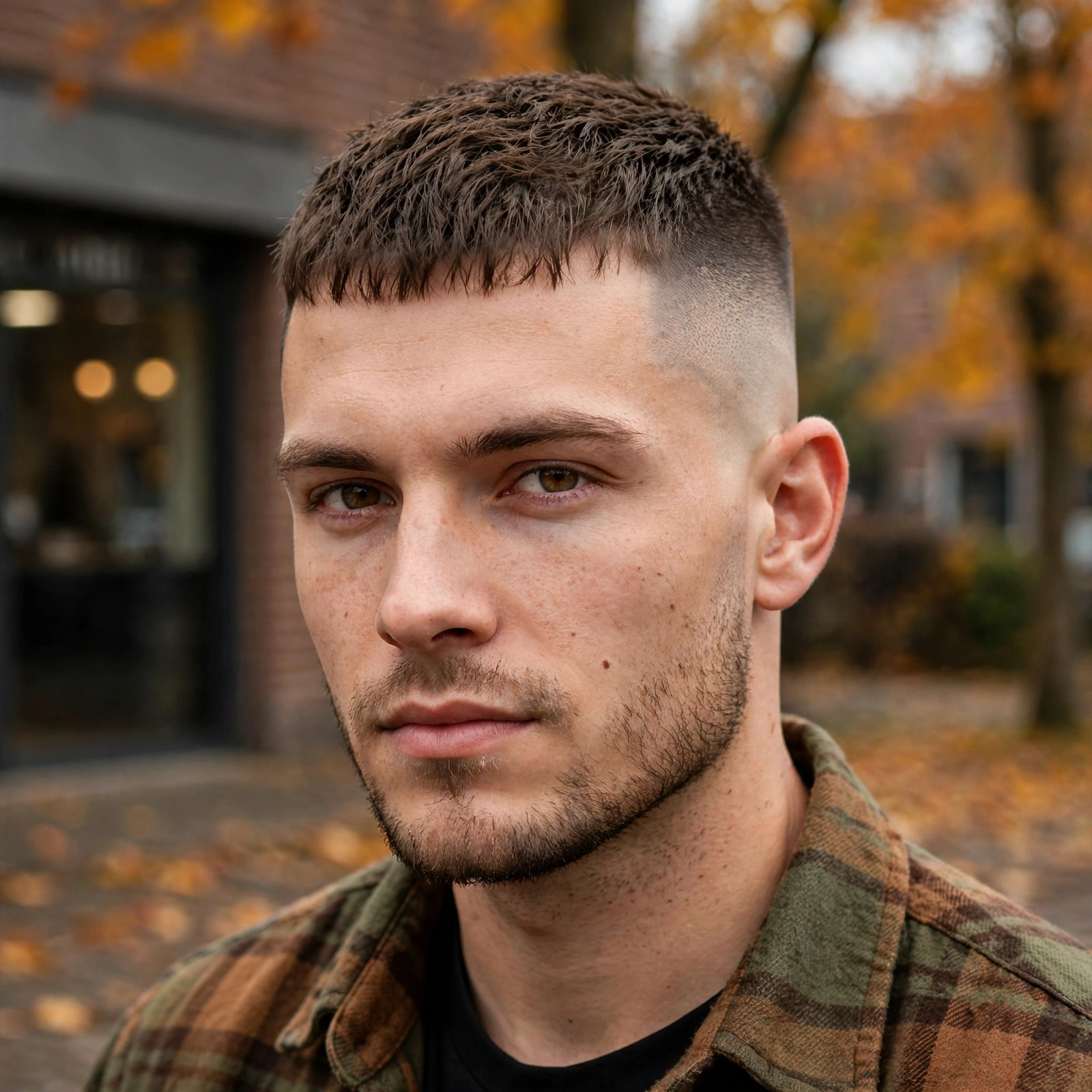 Skin Fade with French Crop