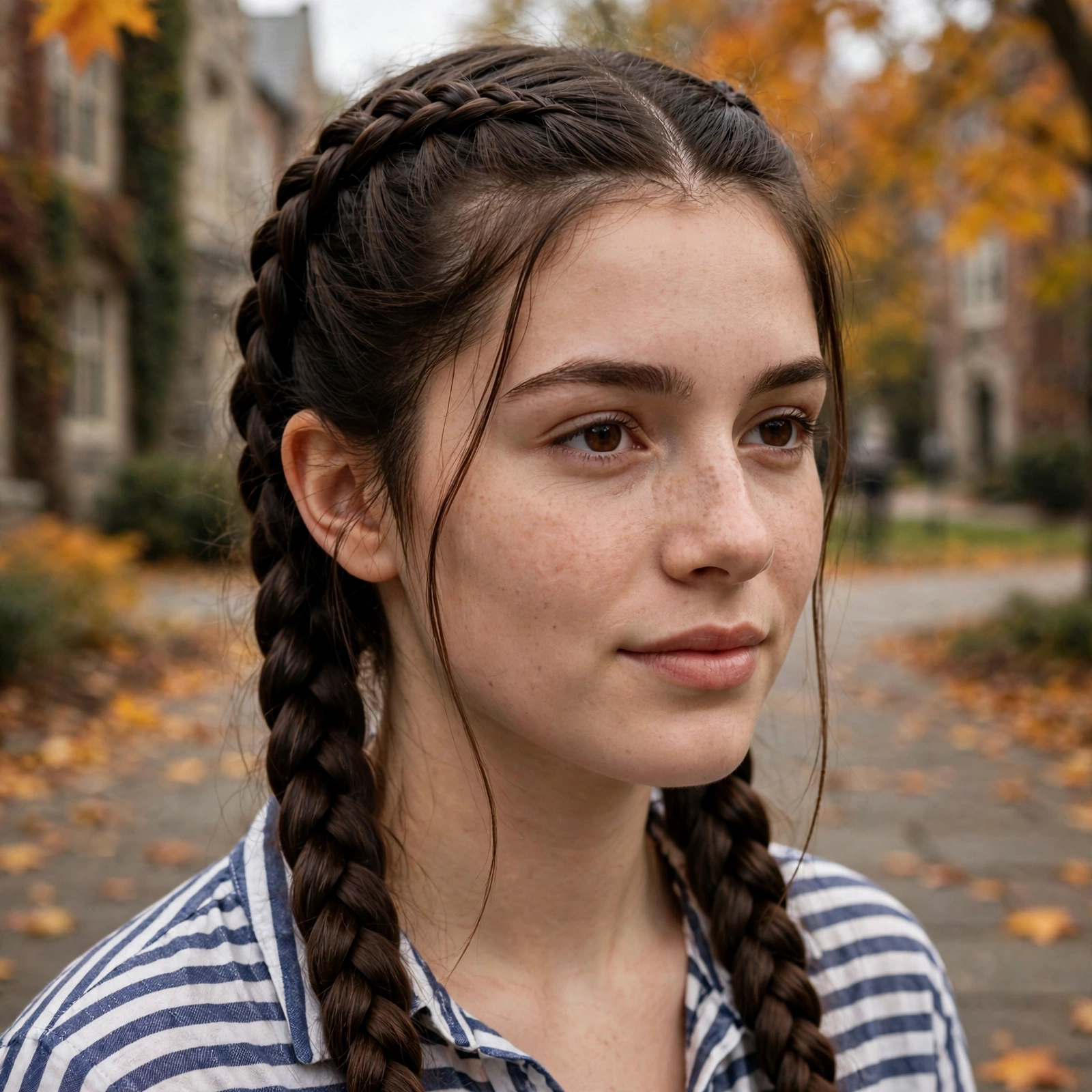 Double French Braids