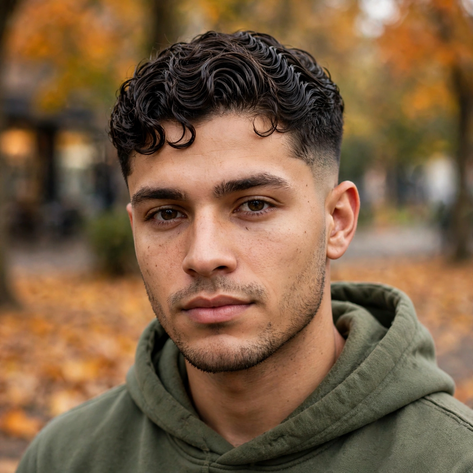 Defined Wavy Curls with Fade