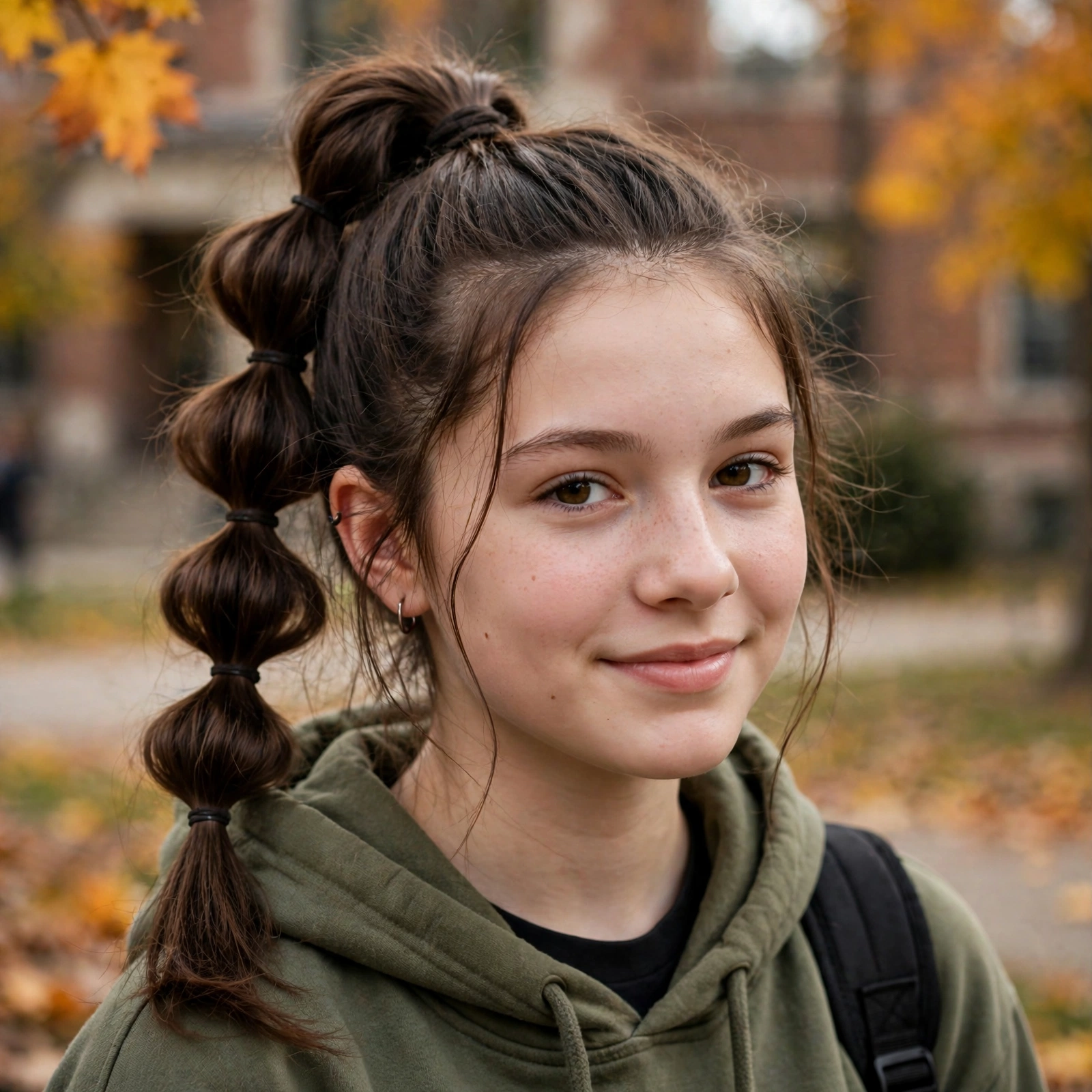 The Bubble Braid Ponytail