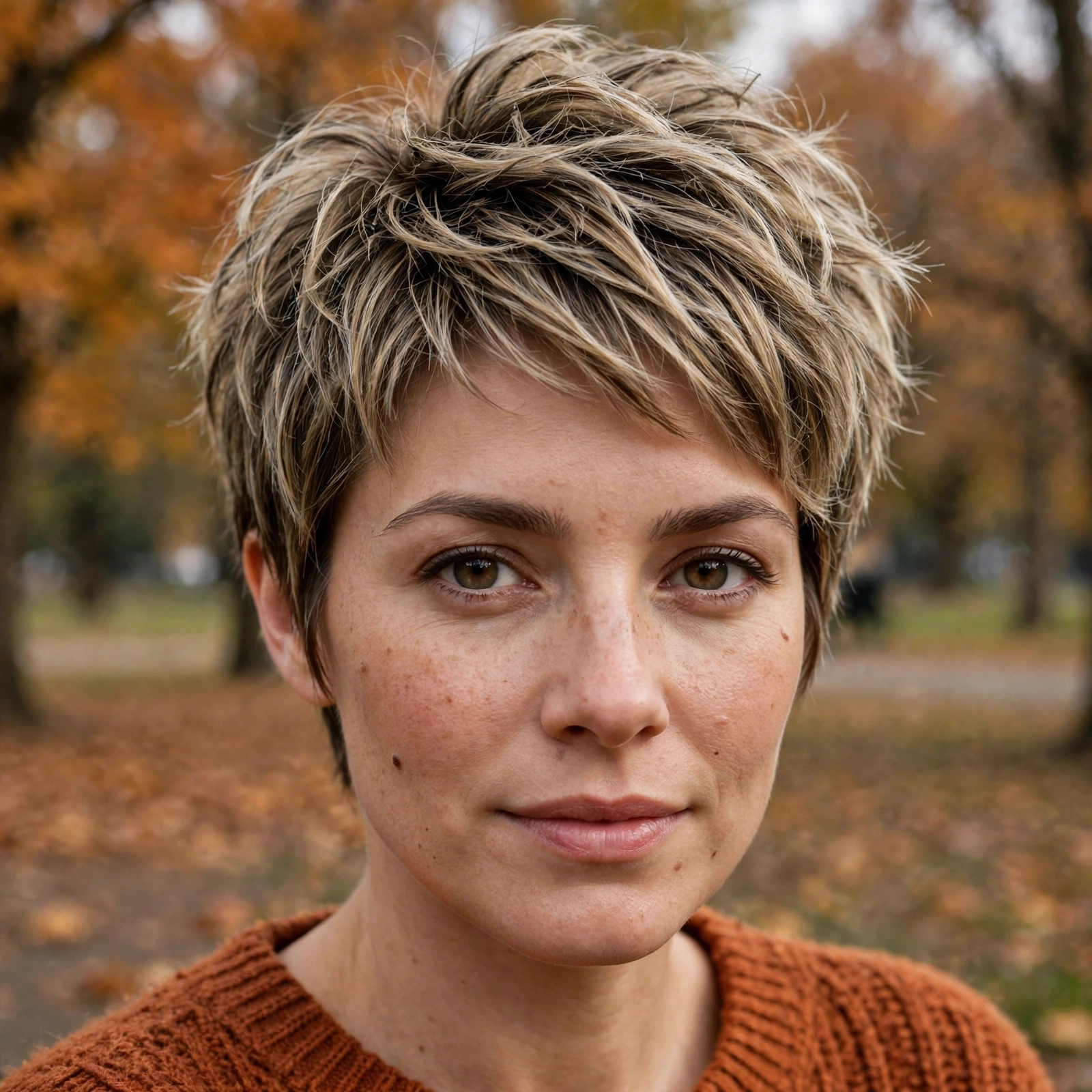 Layered Pixie with Texture