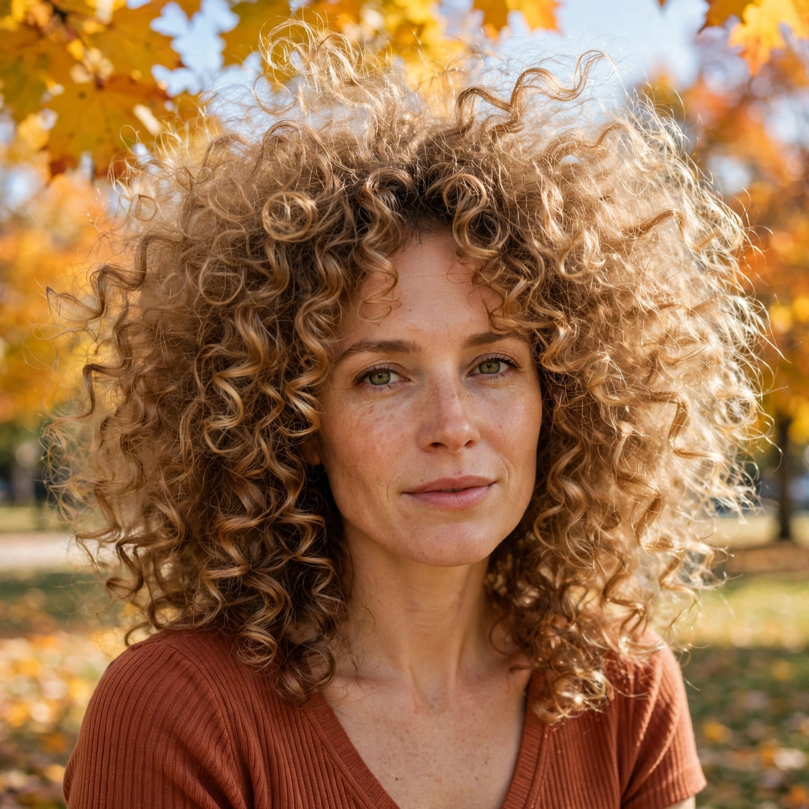 Voluminous Curls with a Diffuser