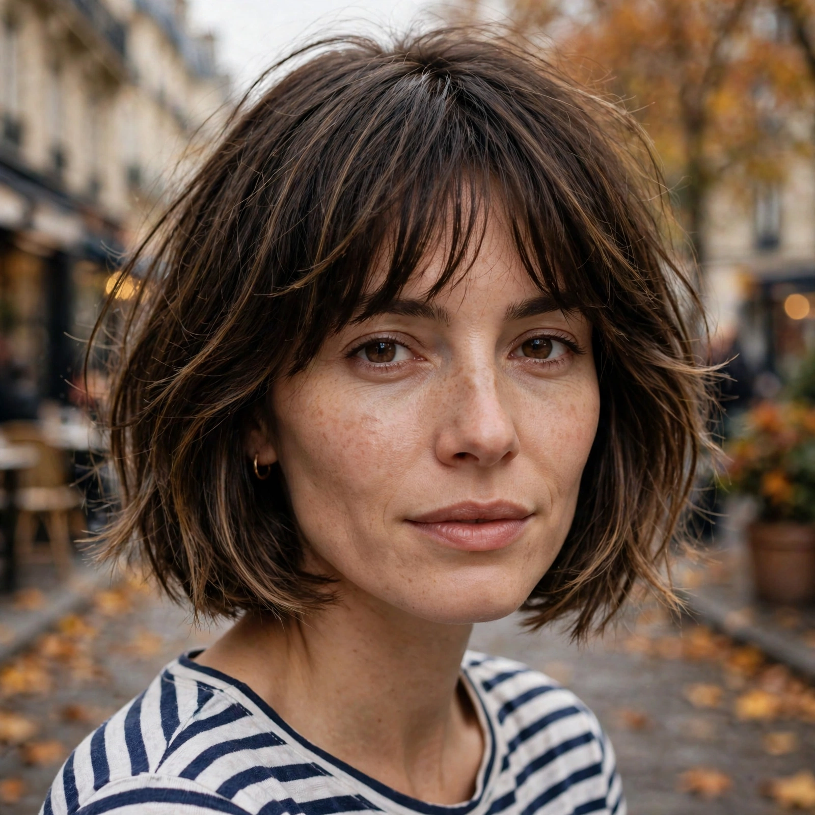 The French Girl Bob with Wispy Bangs