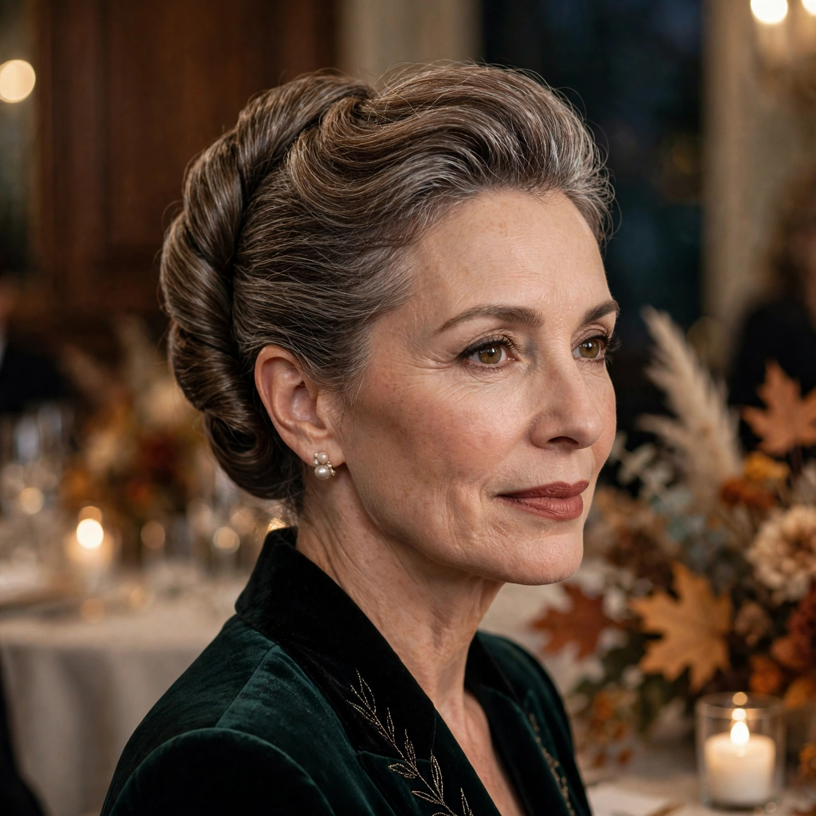 Elegant Low Bun