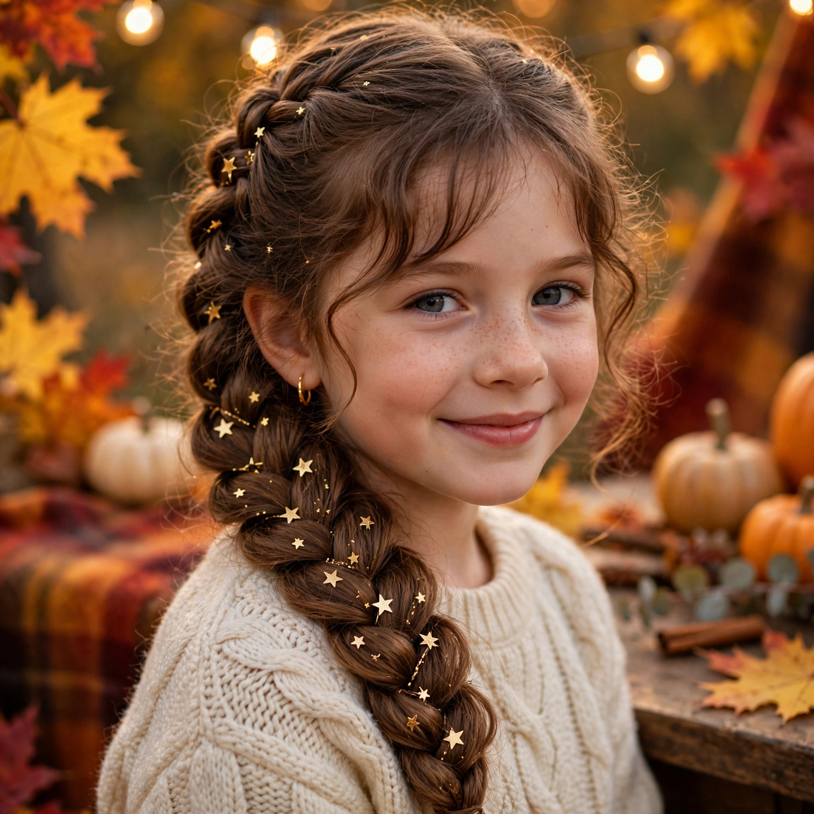 Harvest High Ponytail with Ribbon