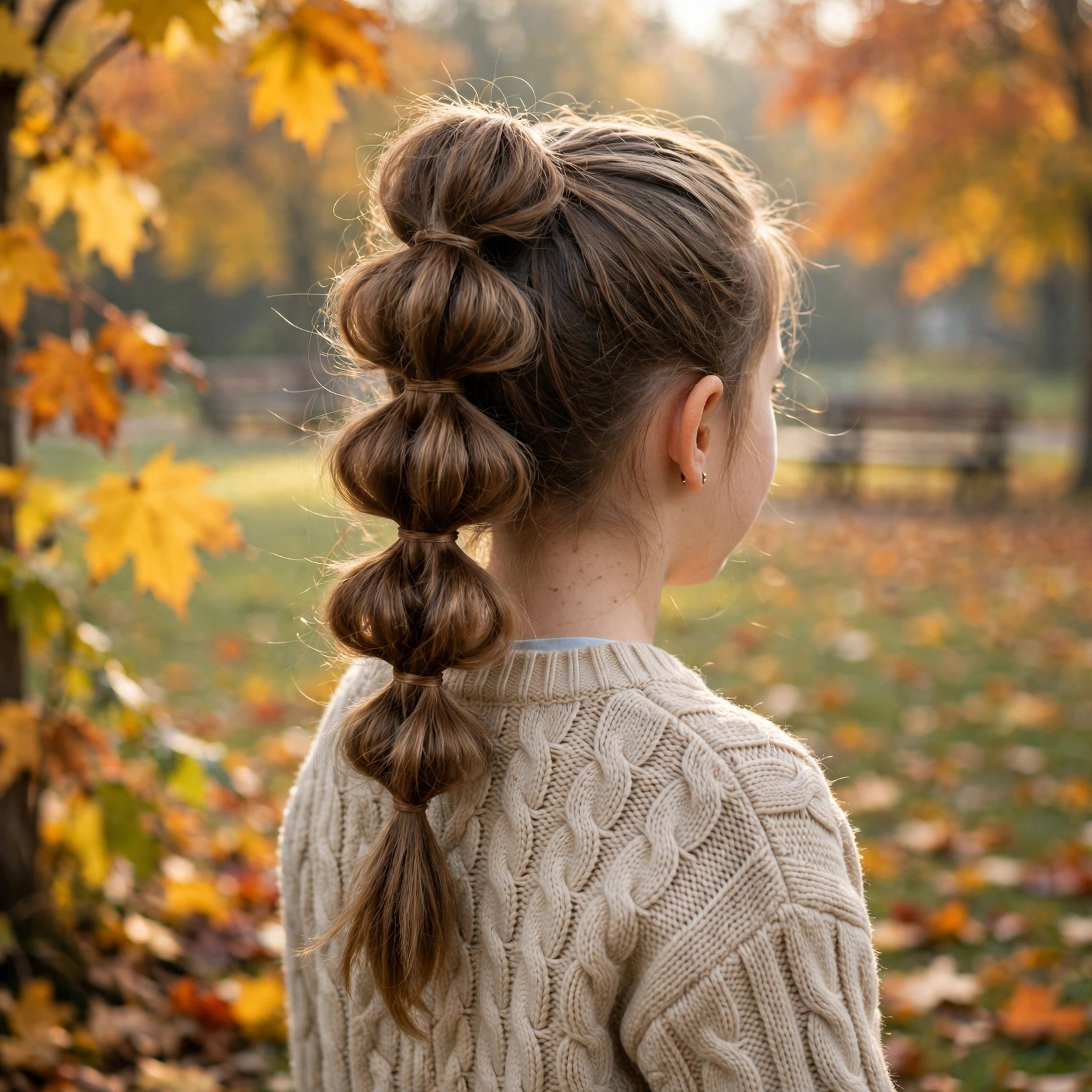 High Wrapped Ponytail