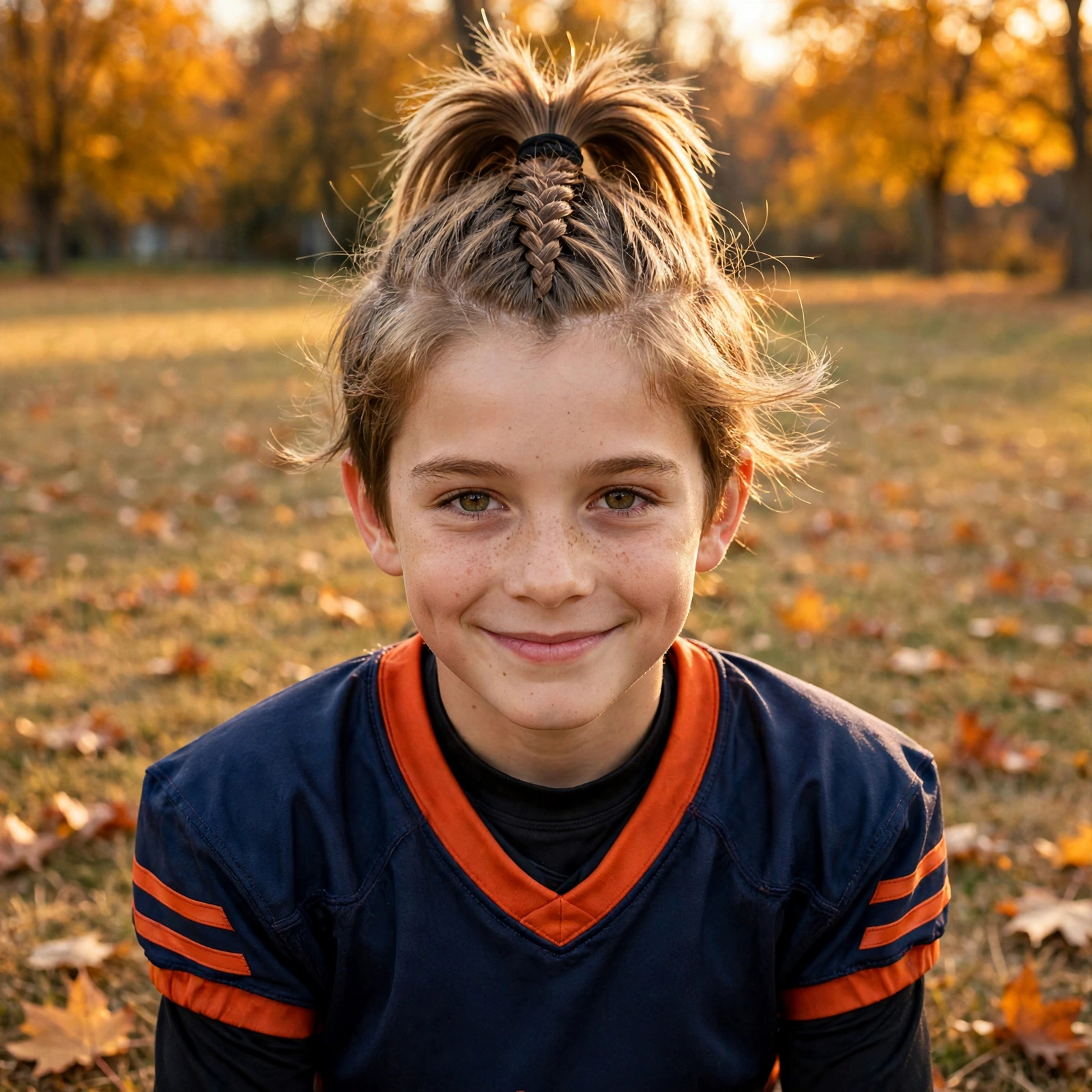 Wavy Headband Top with Low Fade