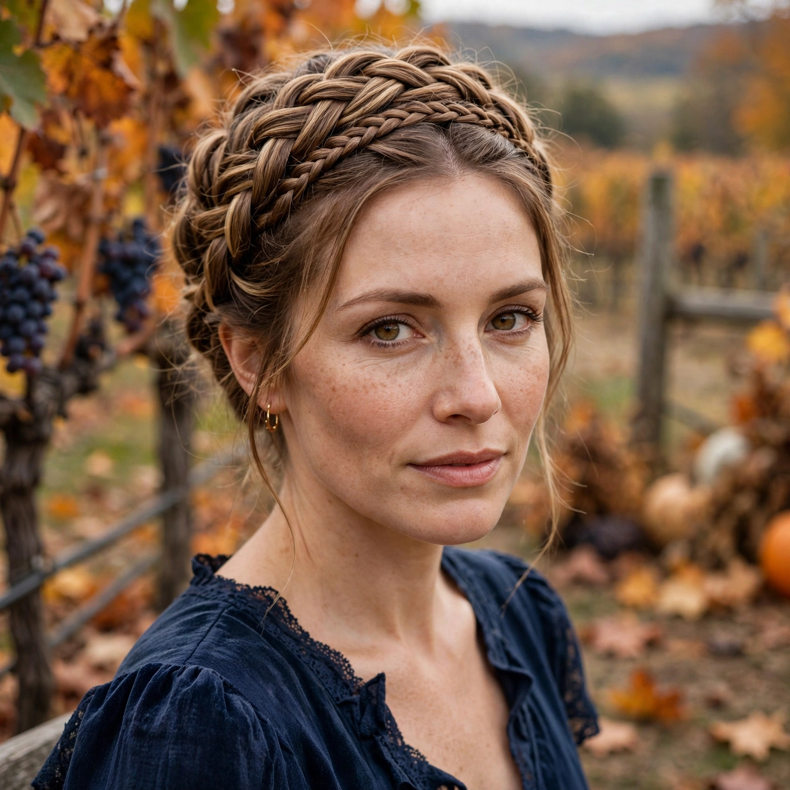 Fall Wedding Guest Hairstyles for Women: Polished Low Chignon