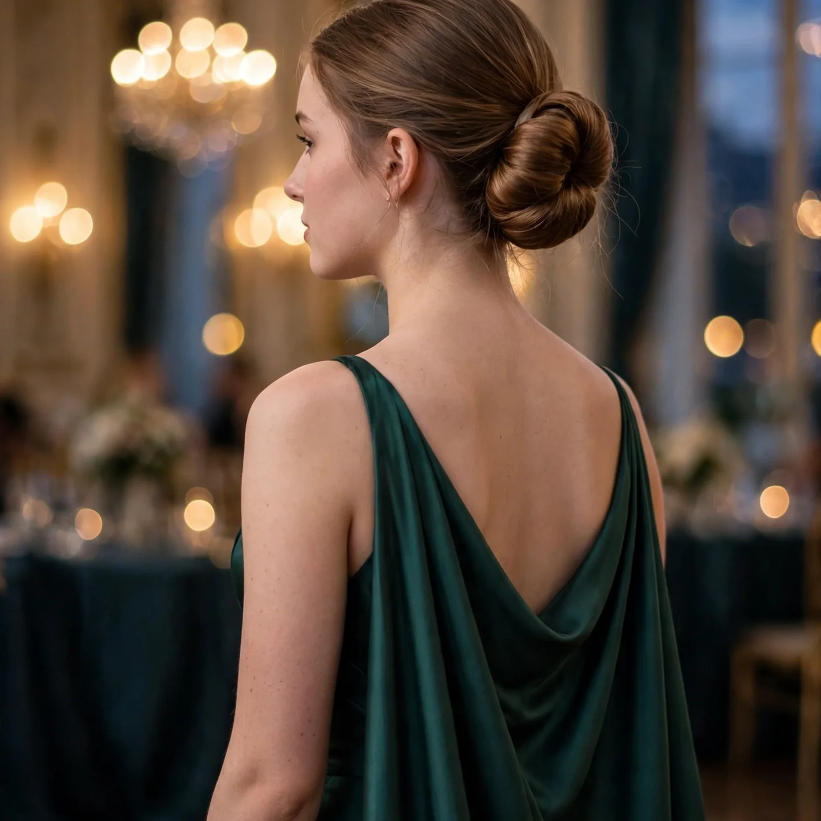 20 Glamorous Prom Hairstyles for Girls to Shine on Their Big Night in 2026: Classic Chignon Bun