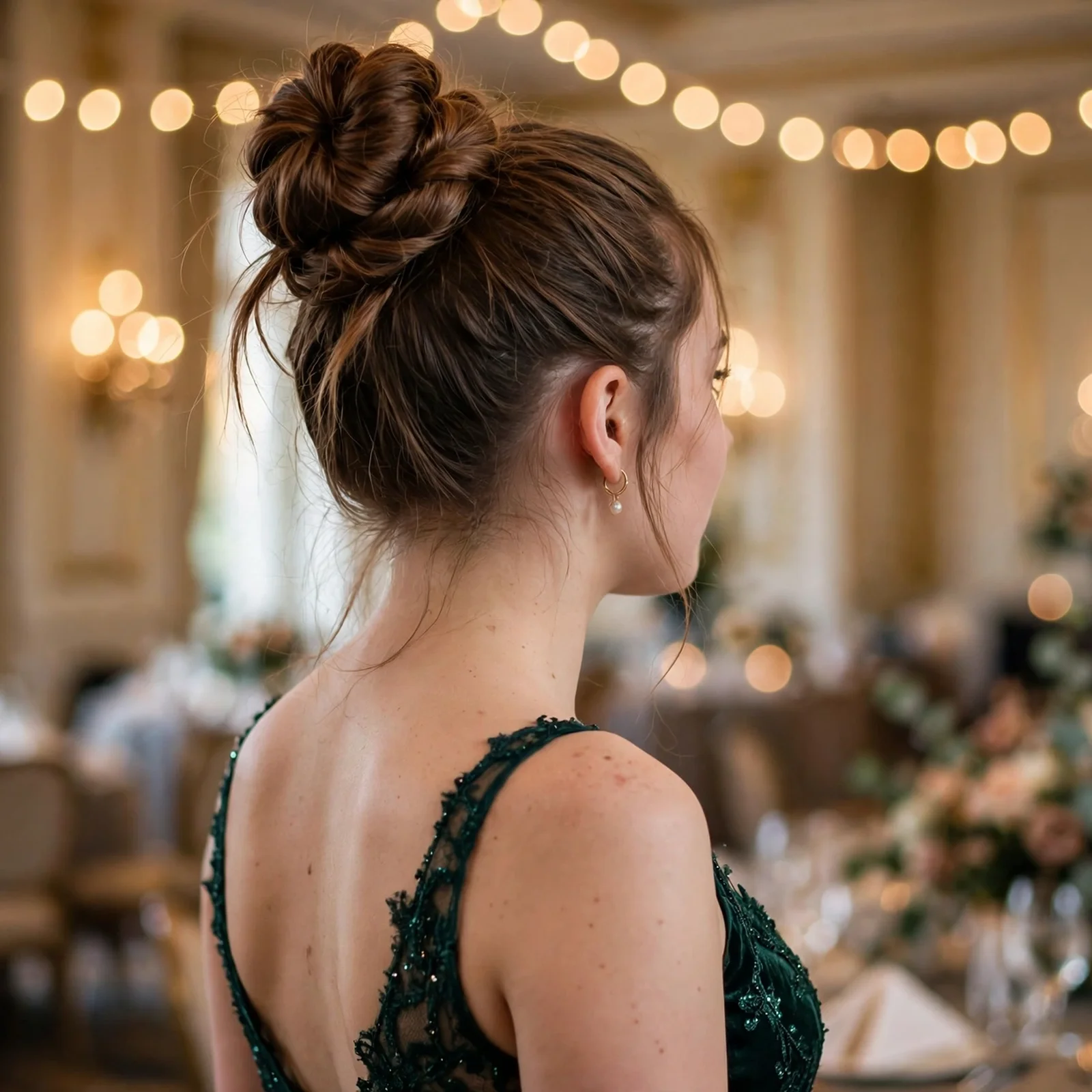 20 Glamorous Prom Hairstyles for Girls to Shine on Their Big Night in 2026: Twisted High Bun