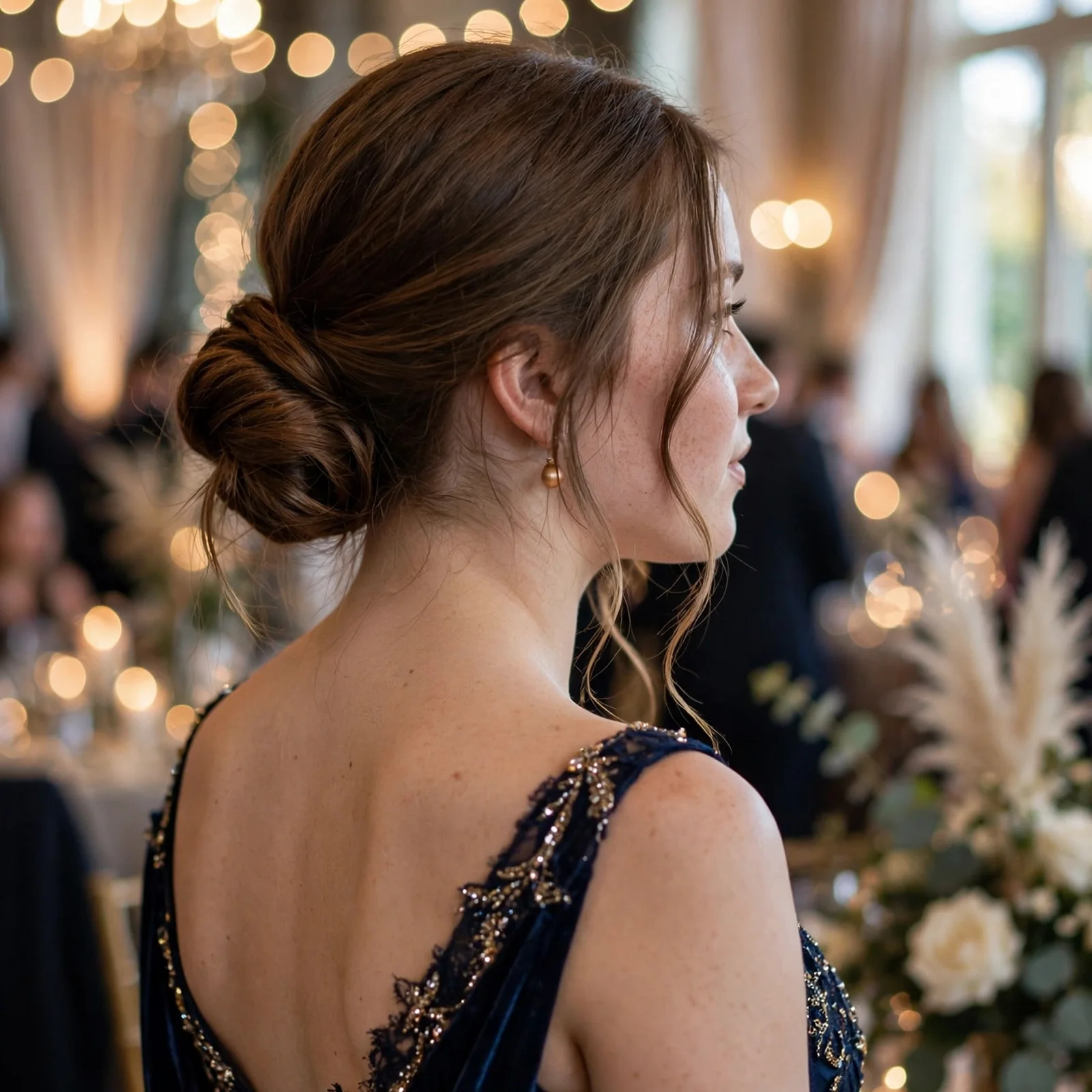 20 Glamorous Prom Hairstyles for Girls to Shine on Their Big Night in 2026: Side-Swept Bun