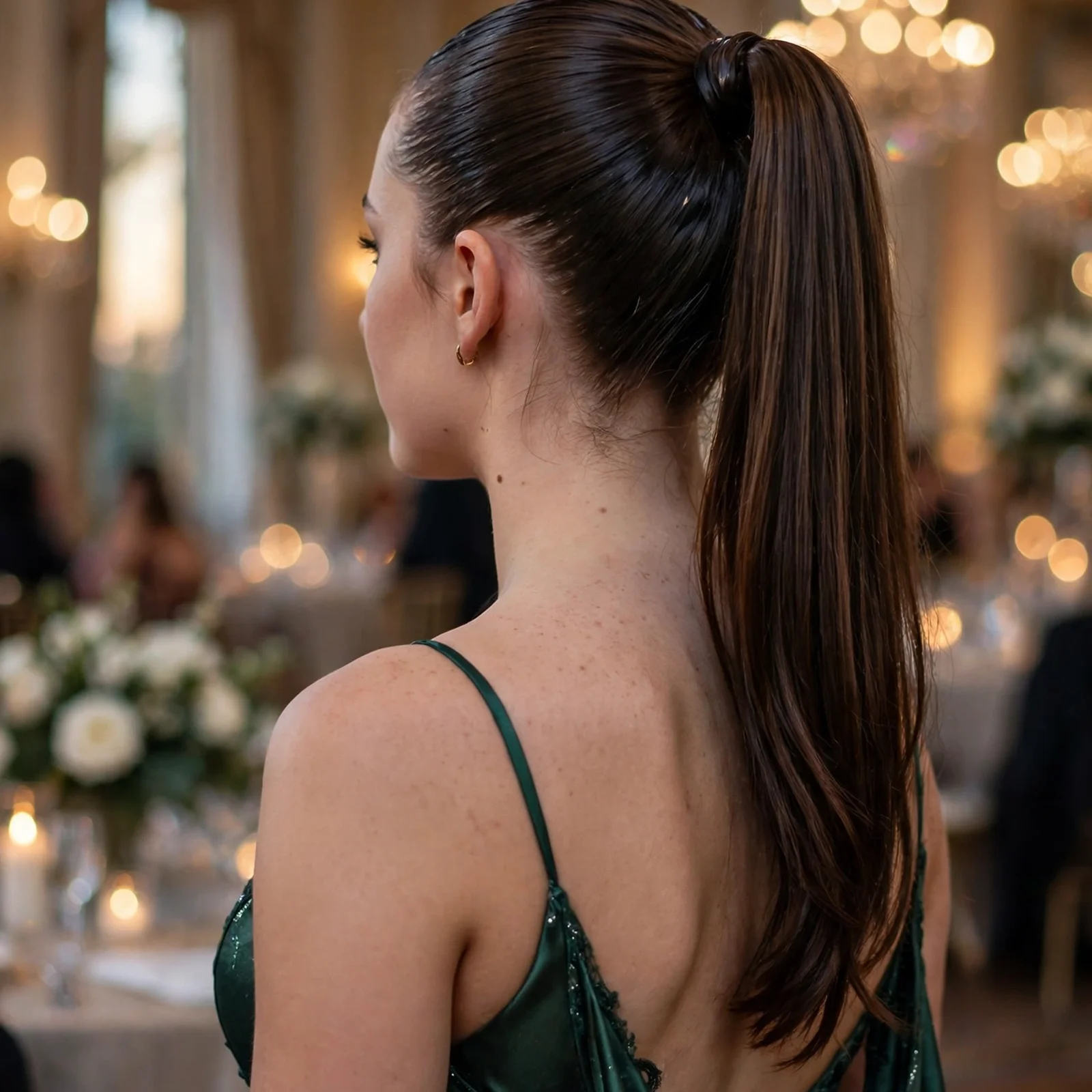 20 Glamorous Prom Hairstyles for Girls to Shine on Their Big Night in 2026: Sleek High Ponytail