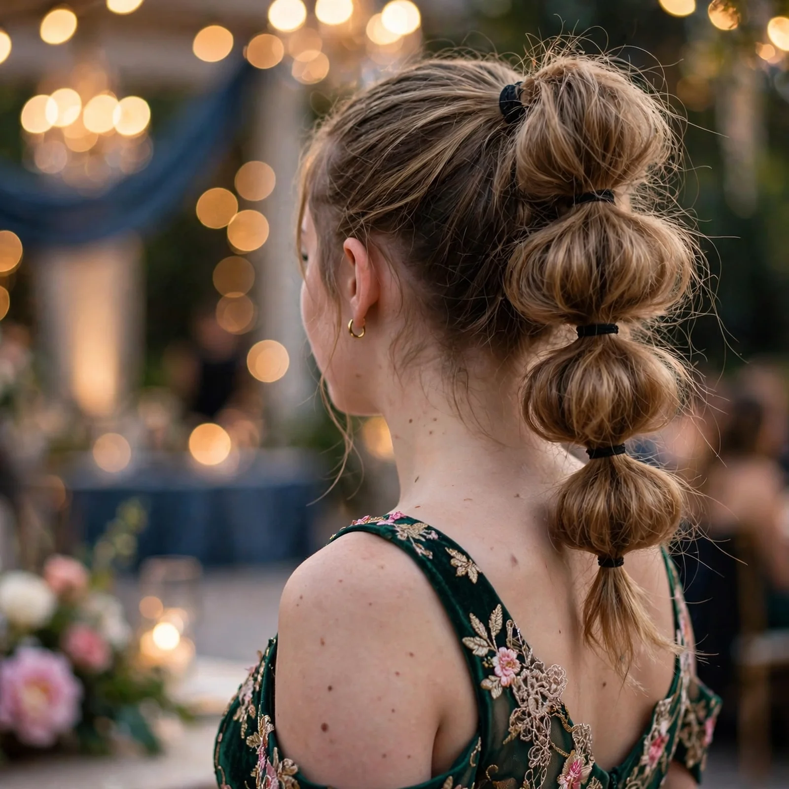 20 Glamorous Prom Hairstyles for Girls to Shine on Their Big Night in 2026: Bubble Ponytail