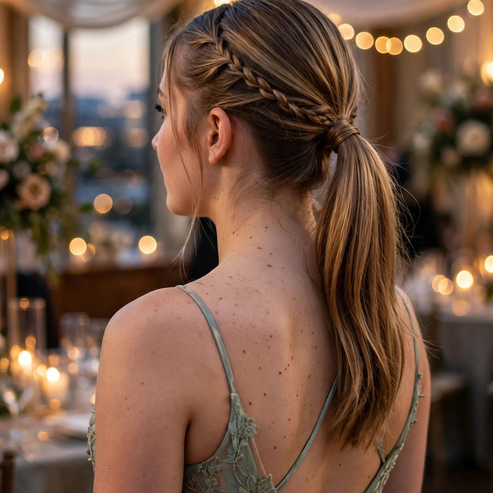 20 Glamorous Prom Hairstyles for Girls to Shine on Their Big Night in 2026: Ponytail with Side Braid Accent