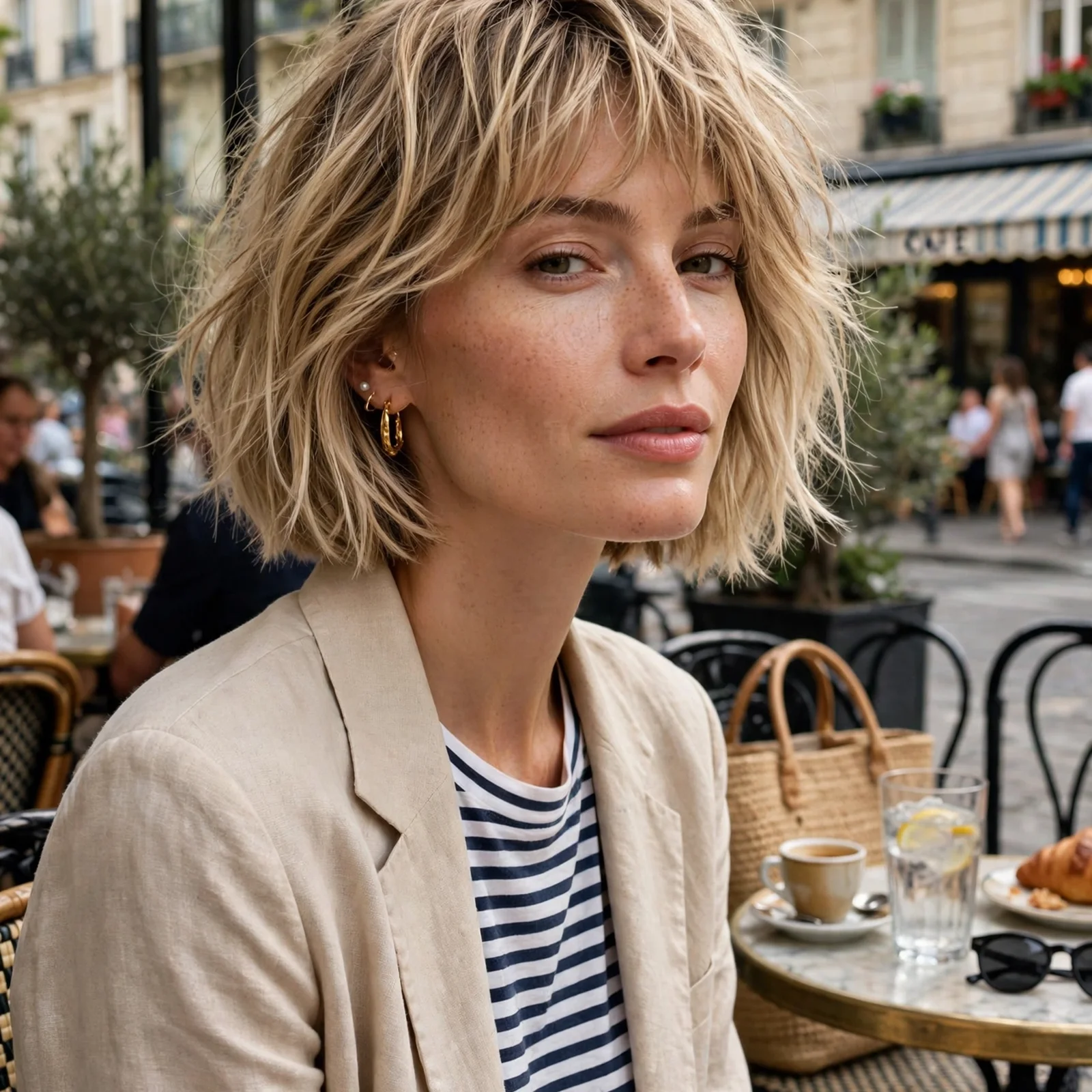 25 Glow-Up Haircuts for Women That Transform Your Look This Summer: Airy French Bob