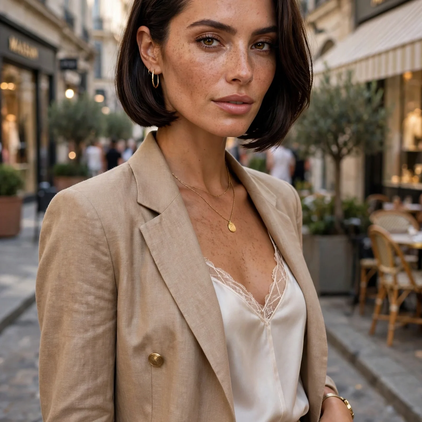 25 Glow-Up Haircuts for Women That Transform Your Look This Summer: Italian Bob with Side Part
