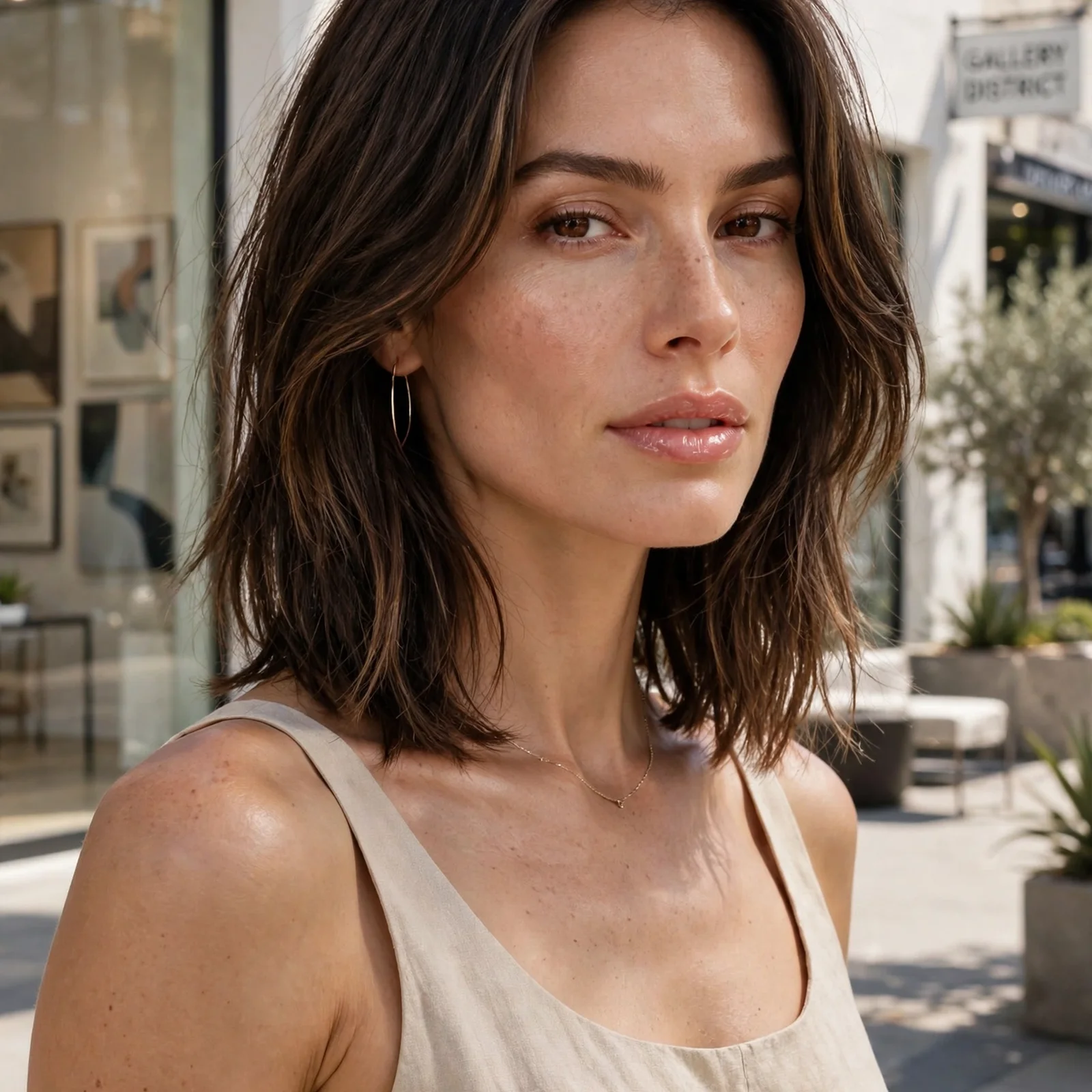 25 Glow-Up Haircuts for Women That Transform Your Look This Summer: Collarbone-Length Layered Cut