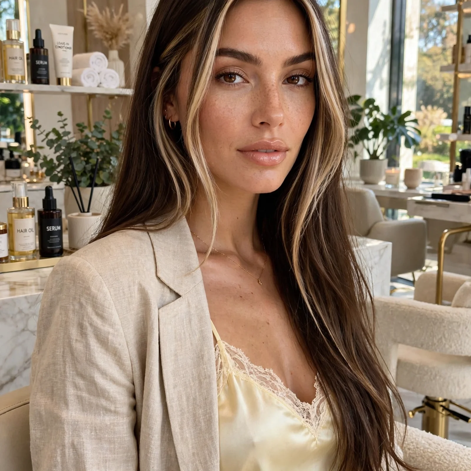 25 Glow-Up Haircuts for Women That Transform Your Look This Summer: Long Hair with Face-Framing Highlights