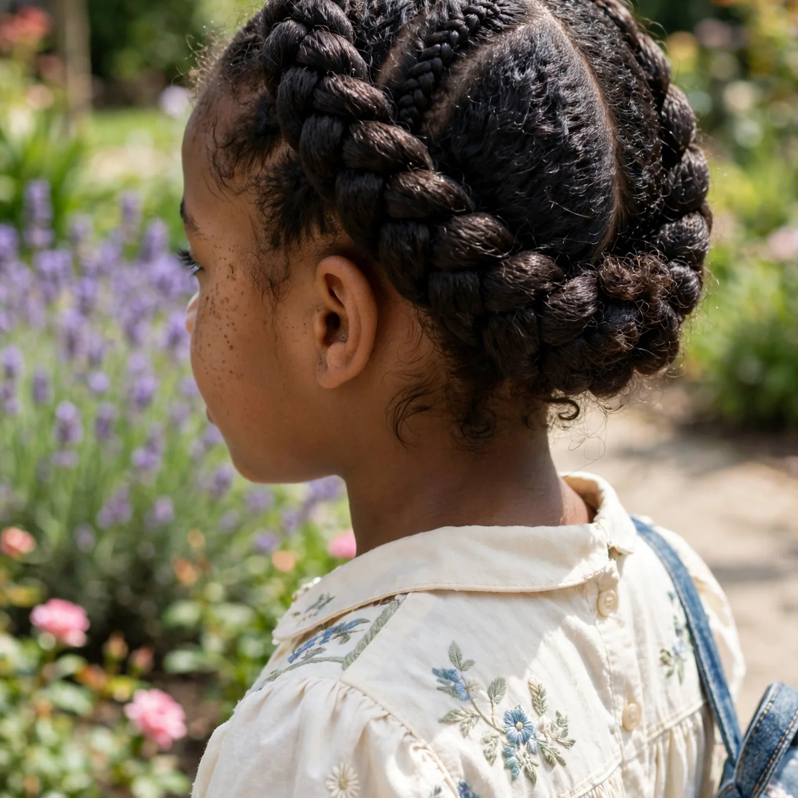 25 Cute & Easy Hairstyles For Black Girls For School, Parties & Beyond: Halo Braid