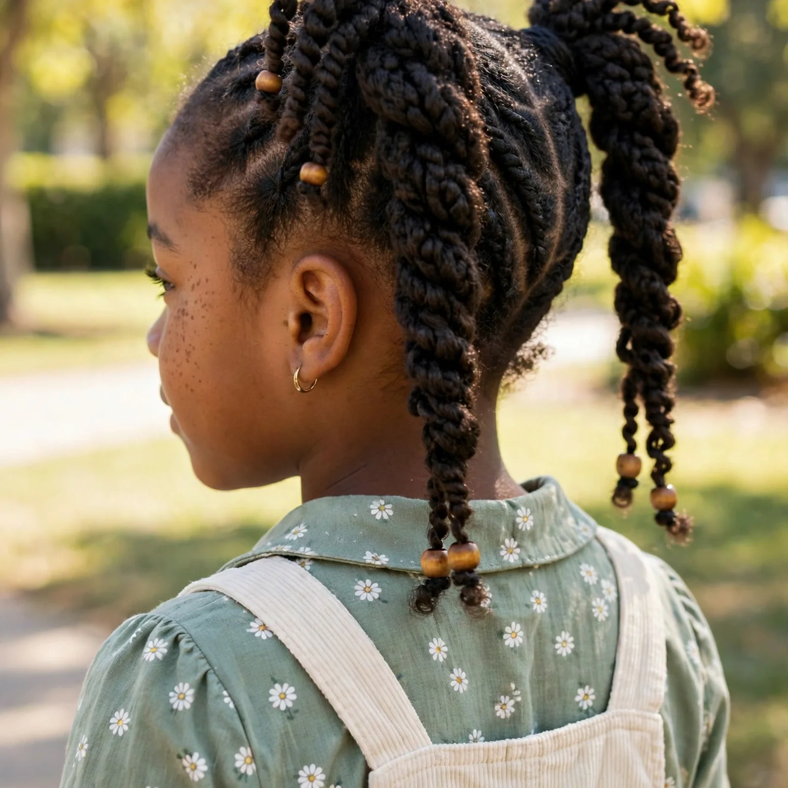 25 Cute & Easy Hairstyles For Black Girls For School, Parties & Beyond: Twisted Ponytails