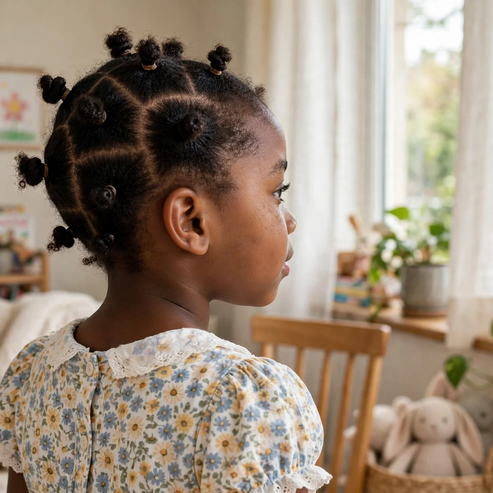 25 Cute & Easy Hairstyles For Black Girls For School, Parties & Beyond: Mini Buns