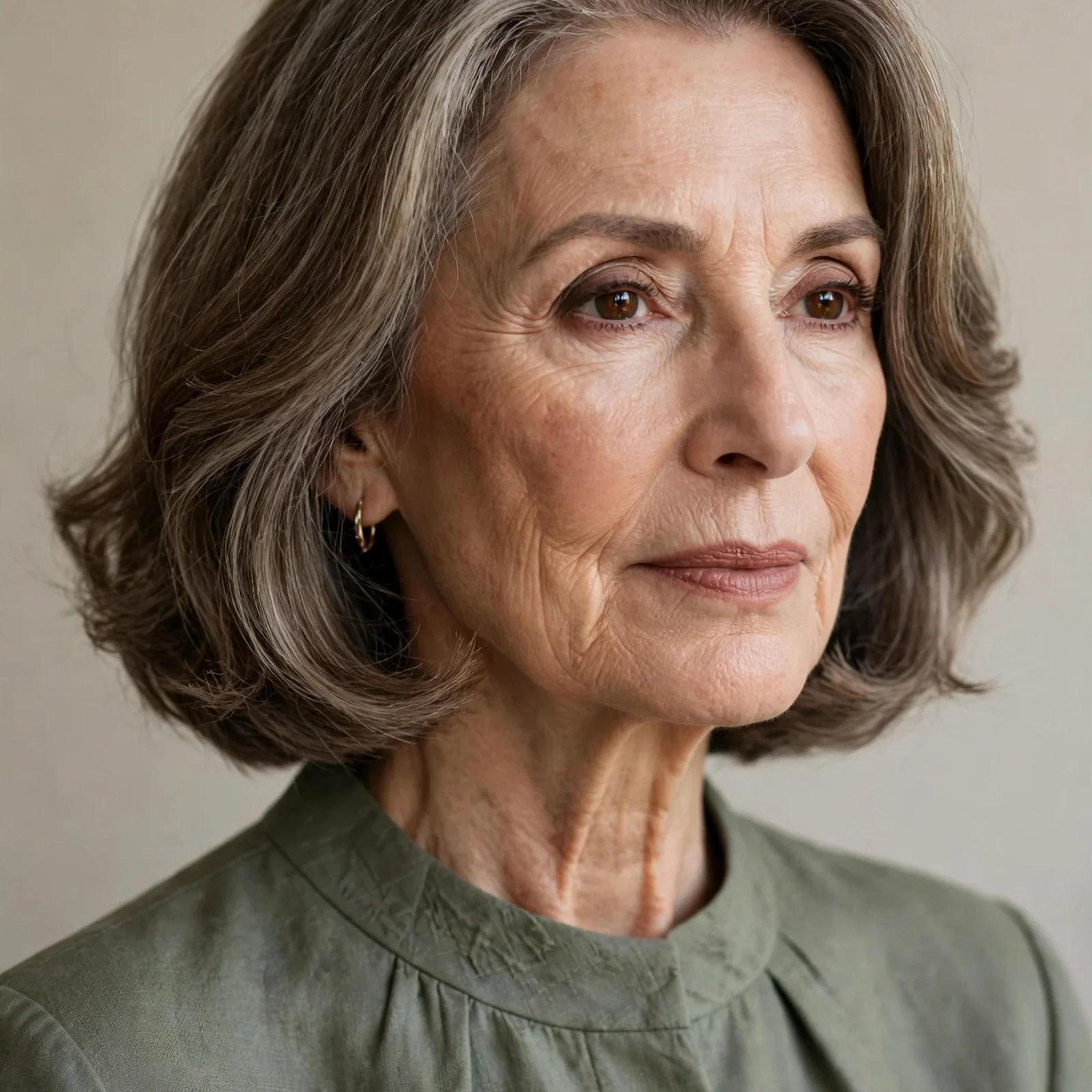 15 Flattering Hairstyles for Women Over 60 That Make You Look Younger: Classic Bob with Soft Waves