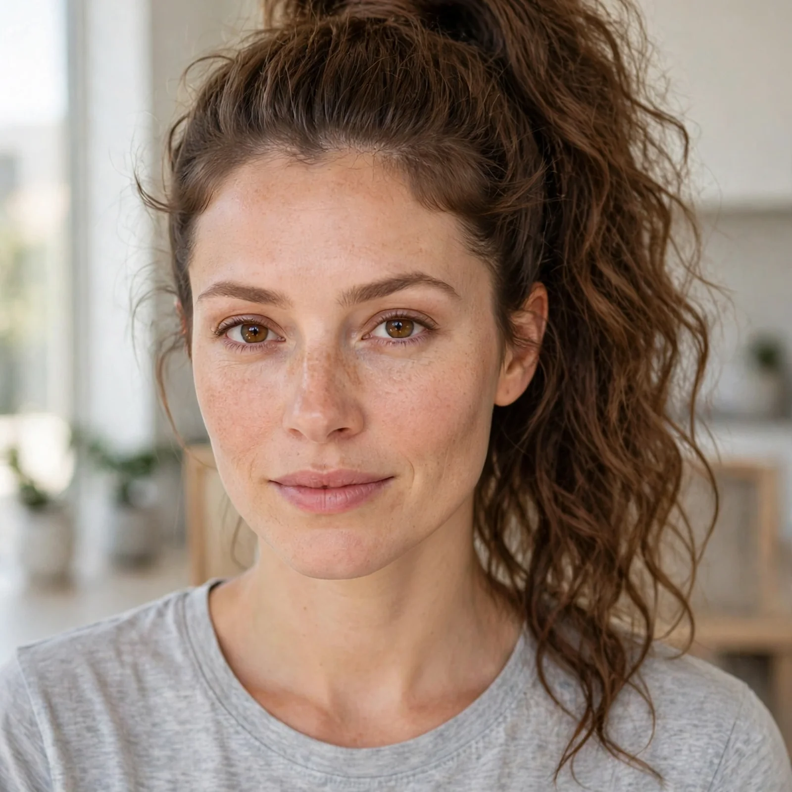 20 Hairstyles for Women With Oily Hair That Stay Fresh & Matte All Day: Textured High Ponytail