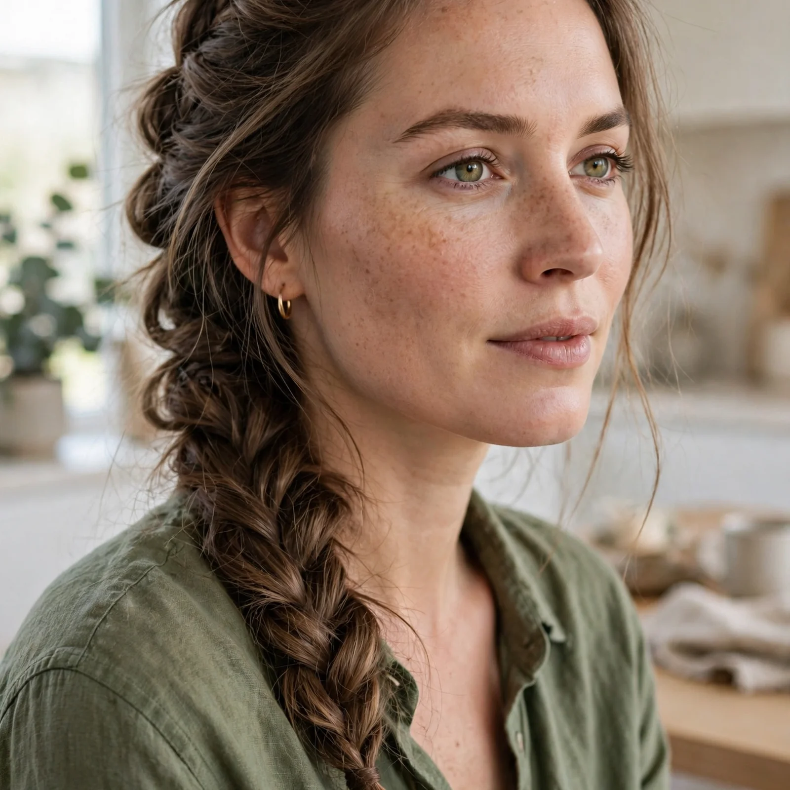 20 Hairstyles for Women With Oily Hair That Stay Fresh & Matte All Day: Textured Side Braid