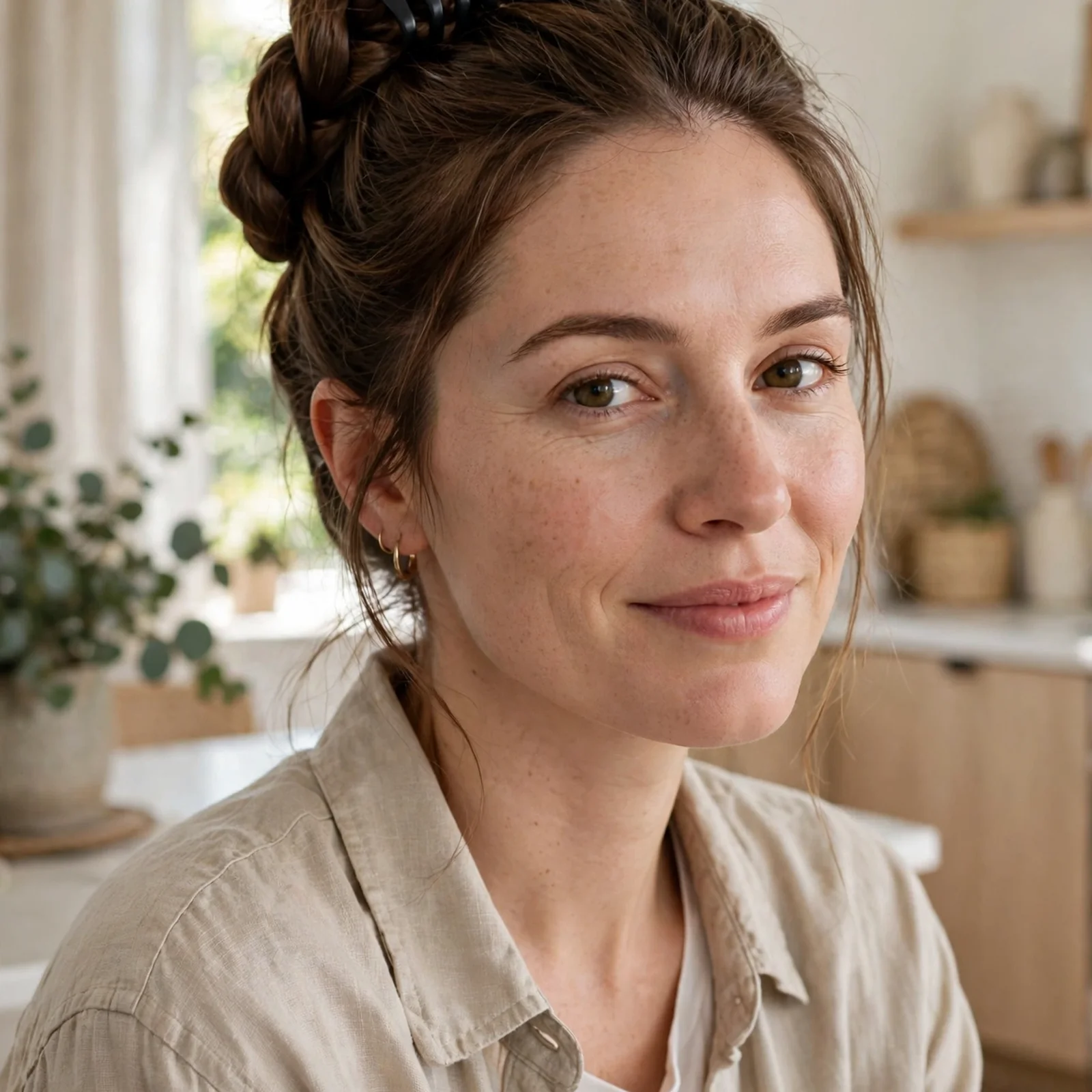 20 Hairstyles for Women With Oily Hair That Stay Fresh & Matte All Day: Braided Claw Clip Style