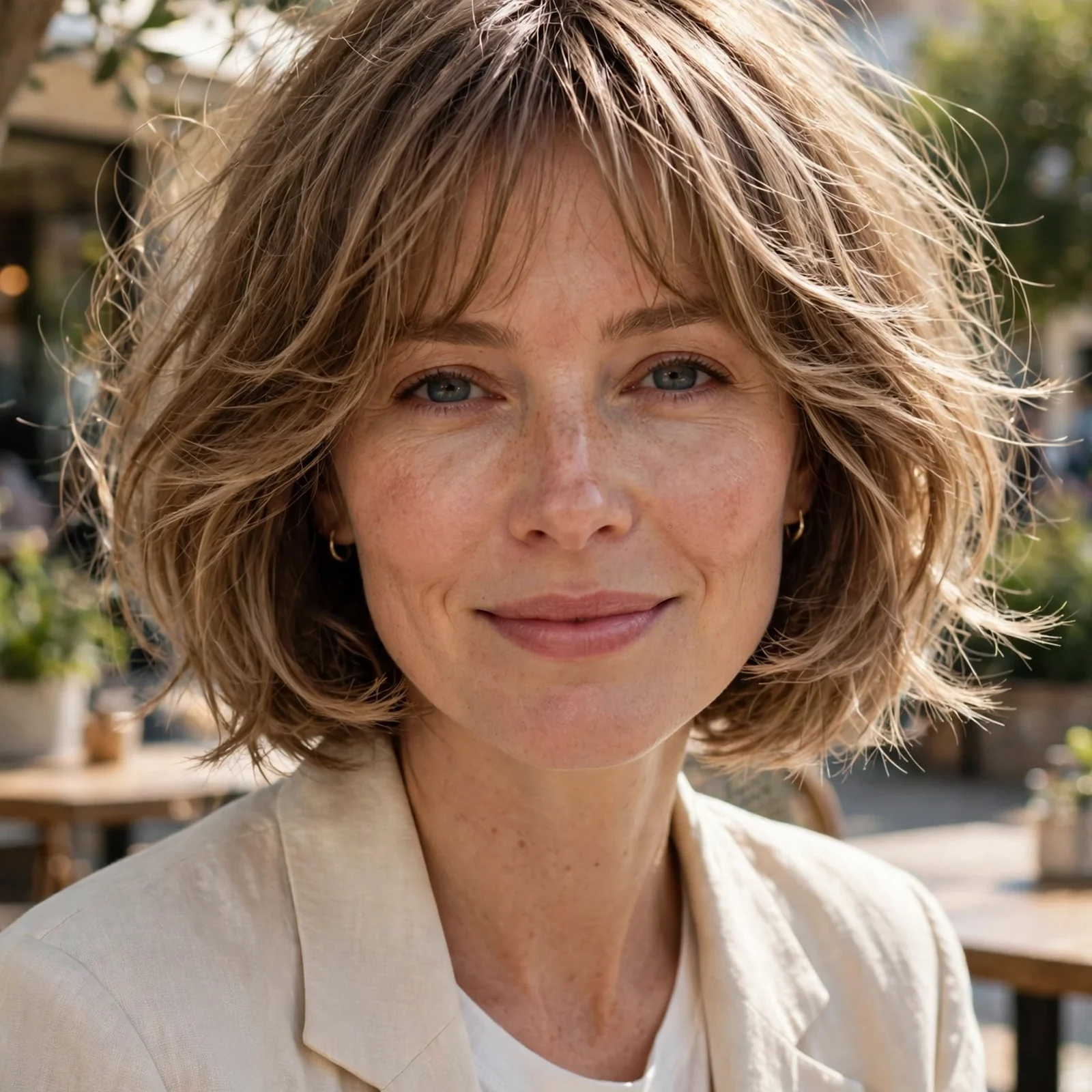 20 Hairstyles for Women With Thin Hair That Add Volume (No Flat Look in Heat): Wispy French Bob