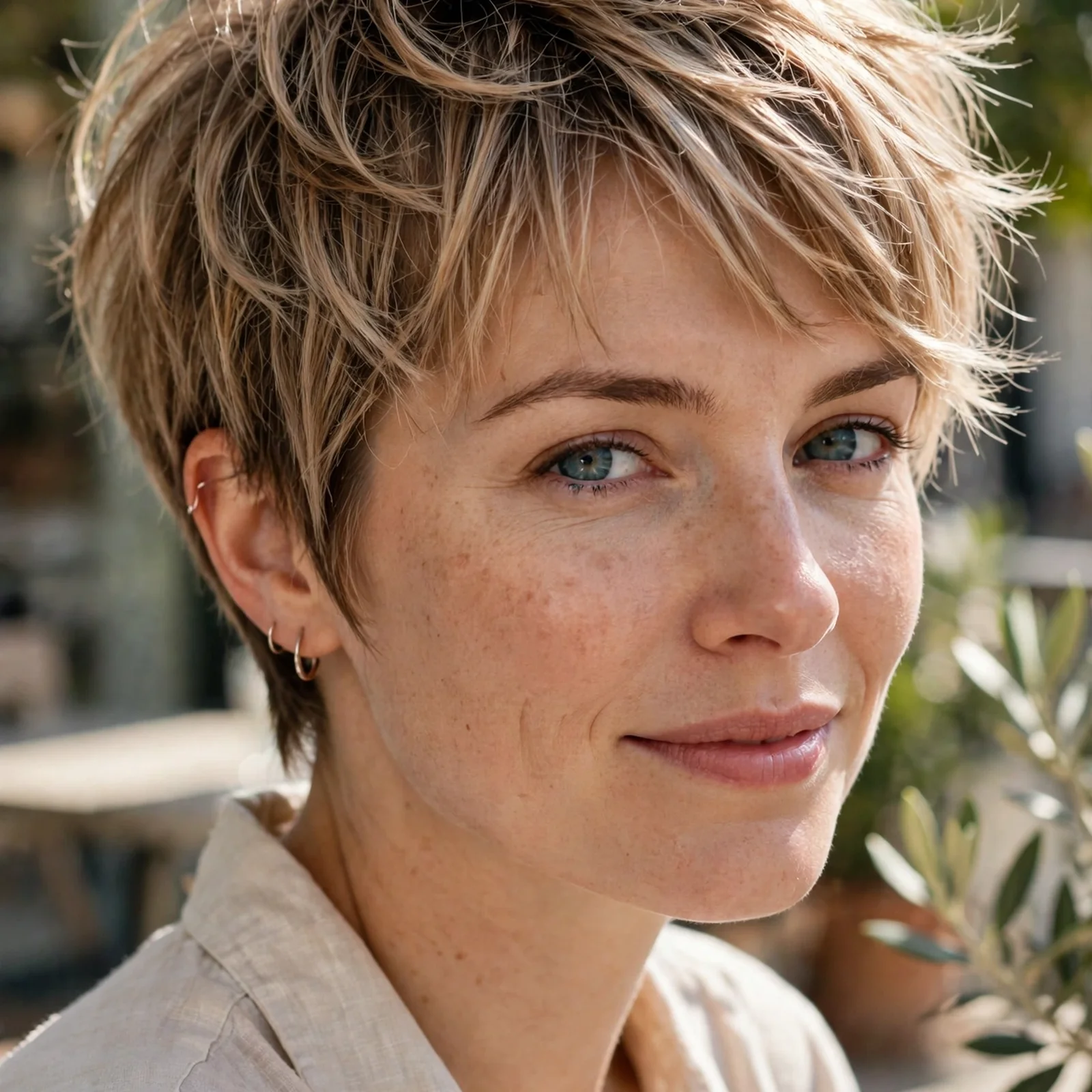 20 Hairstyles for Women With Thin Hair That Add Volume (No Flat Look in Heat): Wispy Layered Pixie