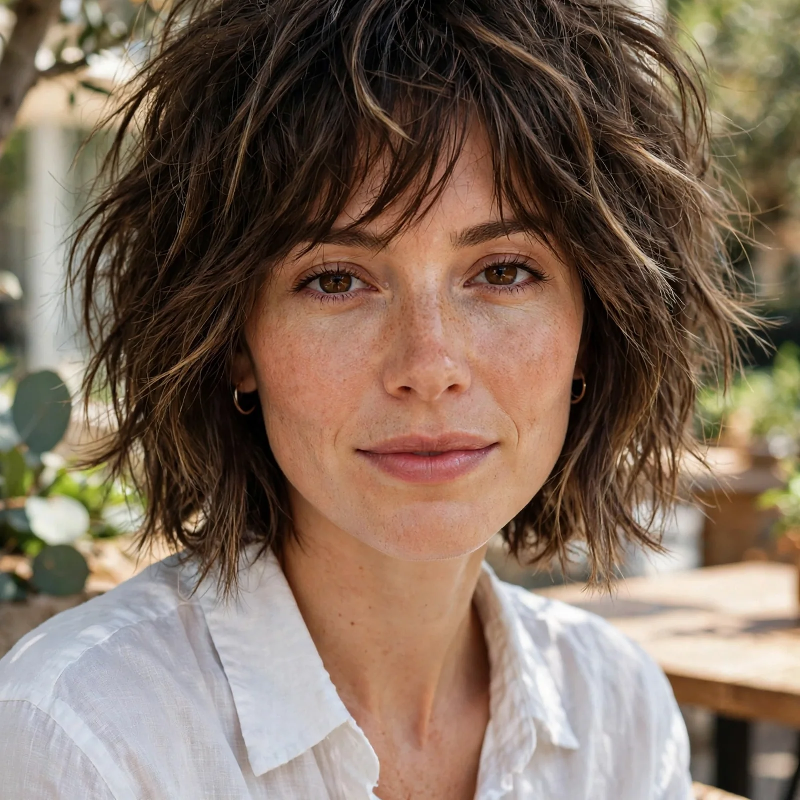 20 Hairstyles for Women With Thin Hair That Add Volume (No Flat Look in Heat): Choppy Textured Lob