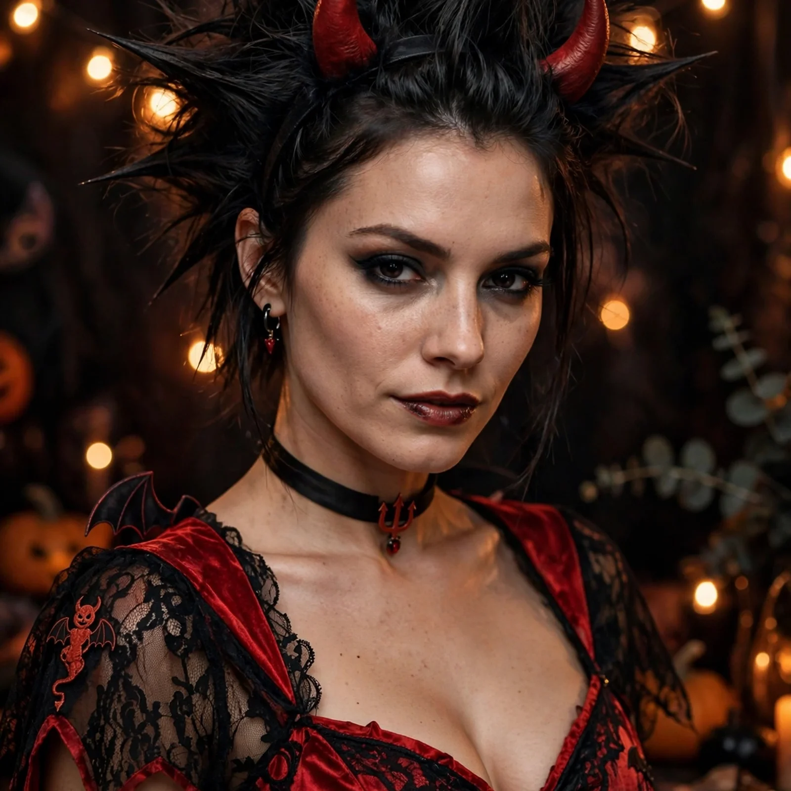 15 Cool Hairstyles for Halloween Costumes: Devil Horn Spikes