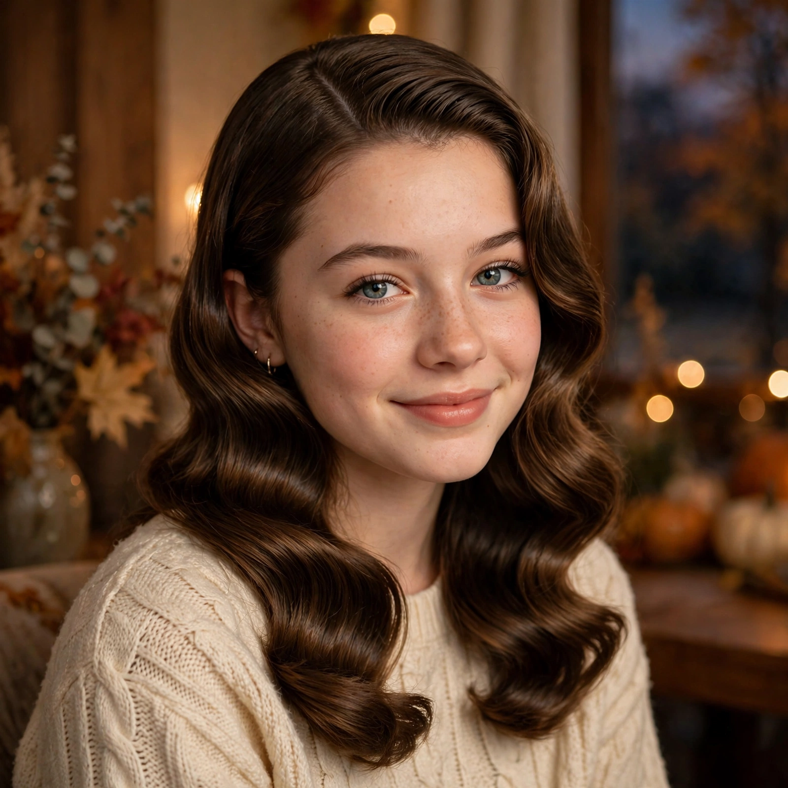 Homecoming Hairstyles for Teenage Girls: Classic Hollywood Waves with a Deep Side Part