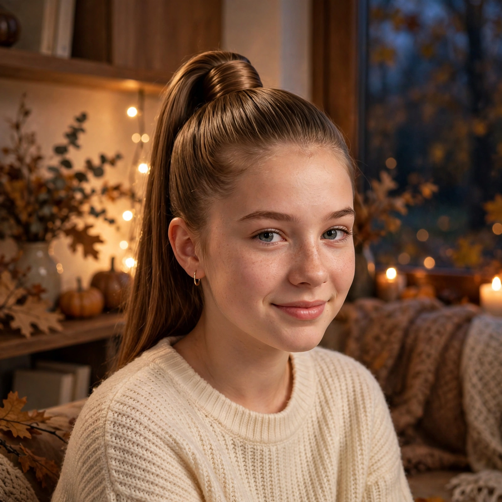 Sleek High Ponytail with a Wrapped Base
