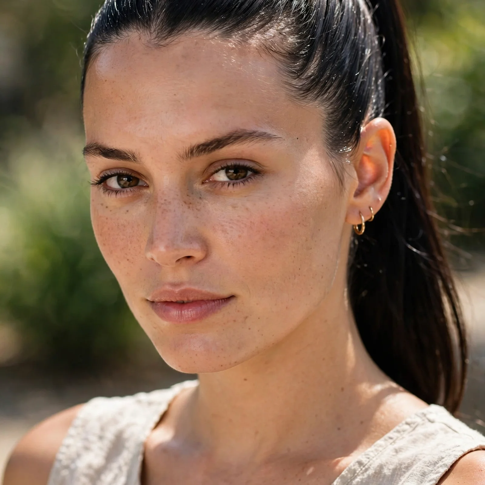 25 Humidity-Proof Hairstyles for Women That Hold Shape Without Hairspray: Sleek High Ponytail
