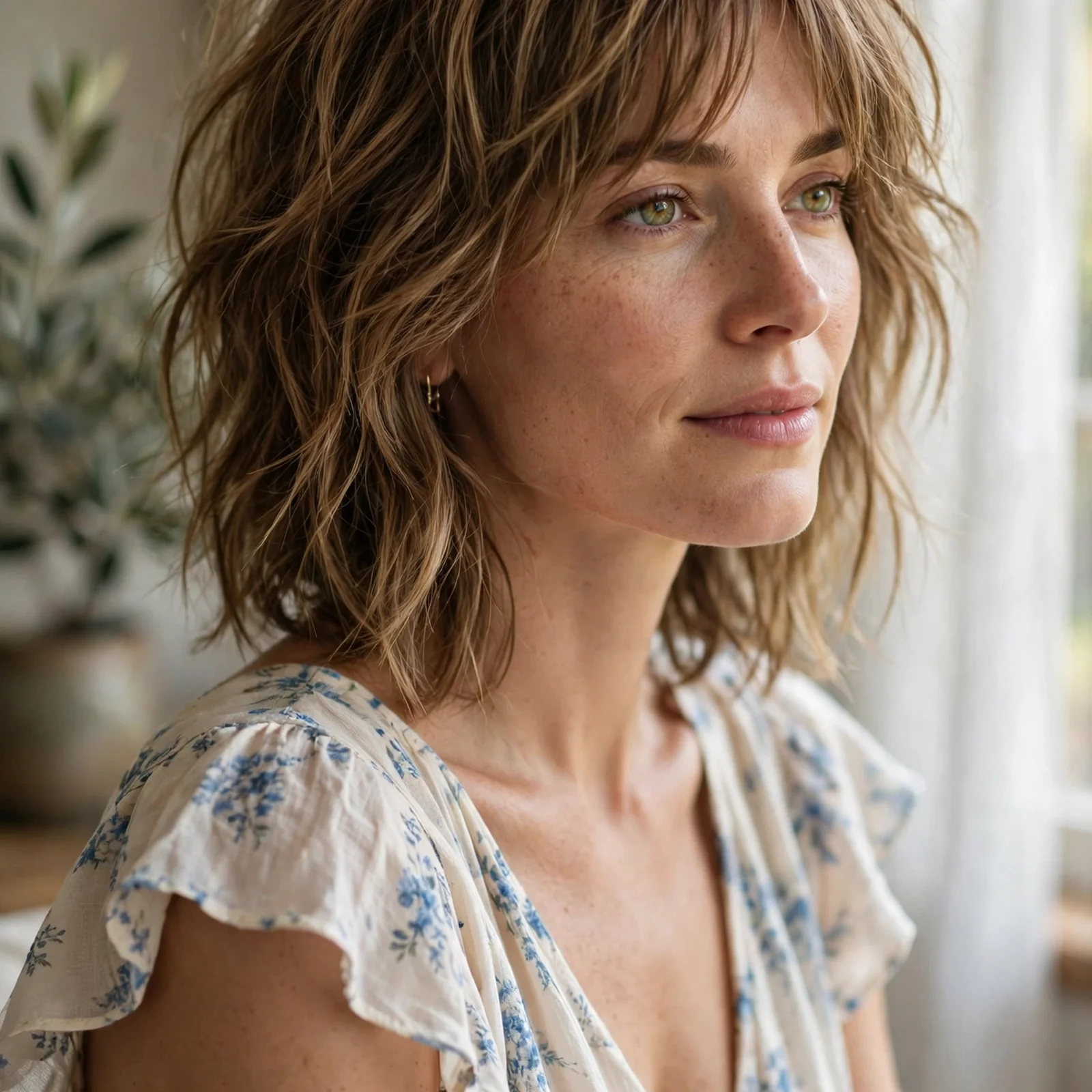 25 Humidity-Proof Hairstyles for Women That Hold Shape Without Hairspray: Shoulder-Length Shag