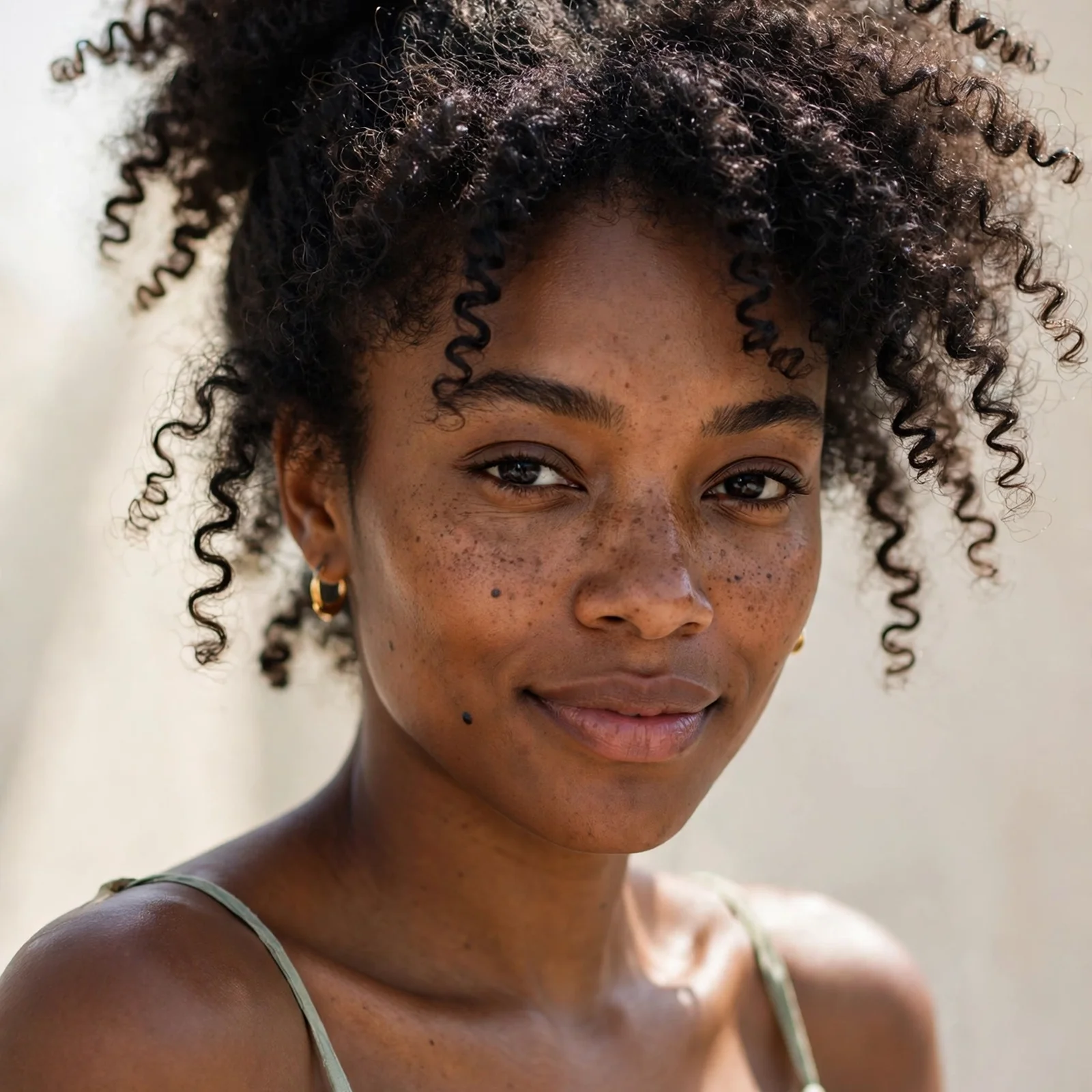 25 Humidity-Proof Hairstyles for Women That Hold Shape Without Hairspray: Natural Curly Puff