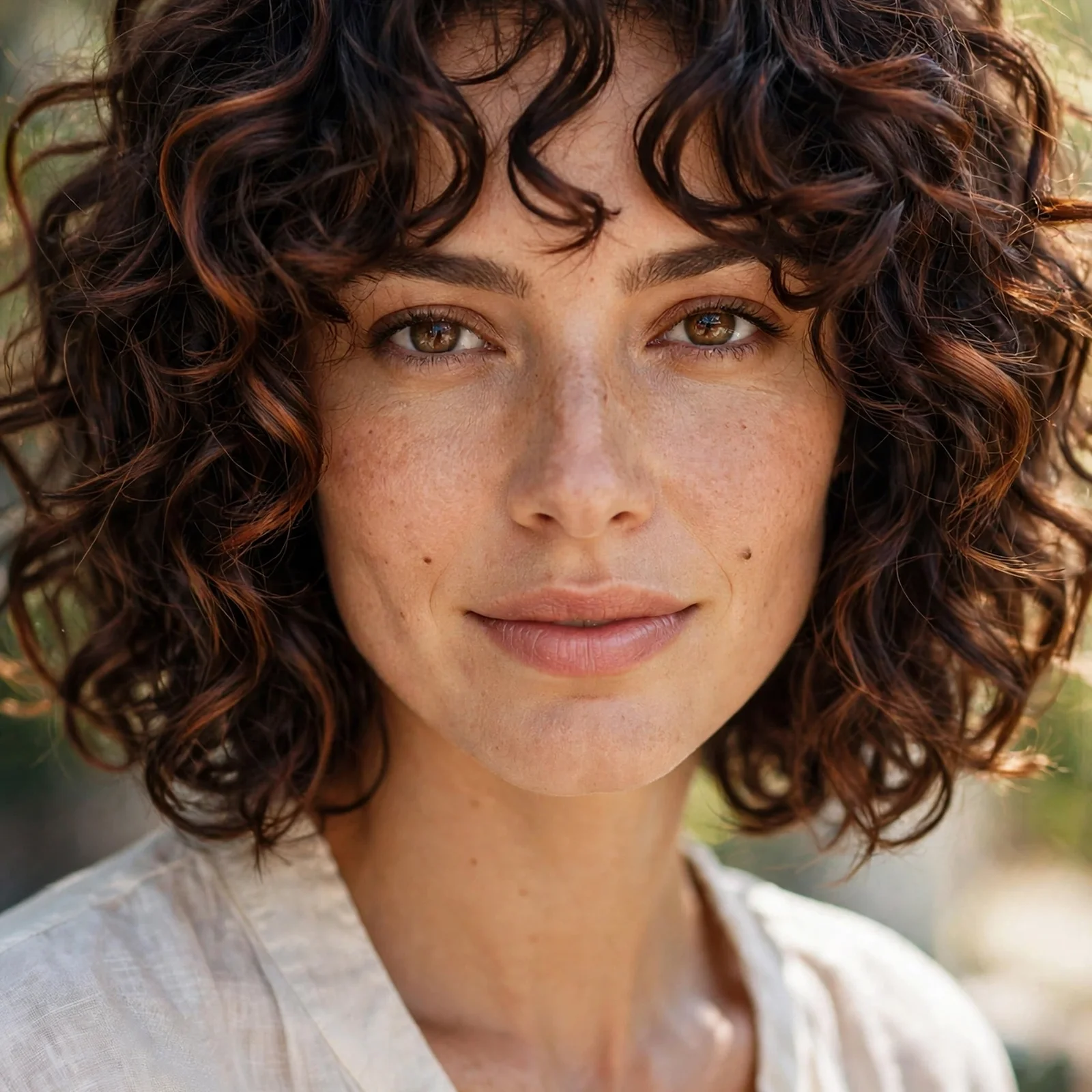 25 Humidity-Proof Hairstyles for Women That Hold Shape Without Hairspray: Layered Curly Bob