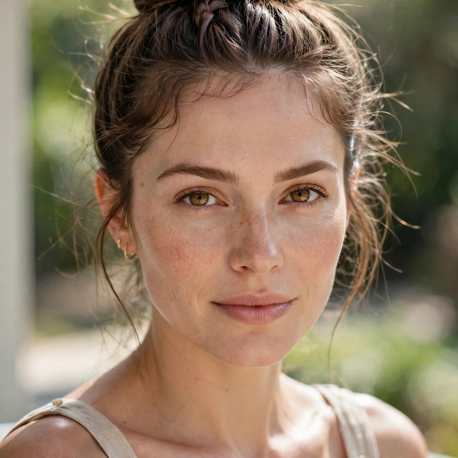 25 Humidity-Proof Hairstyles for Women That Hold Shape Without Hairspray: High Braided Bun