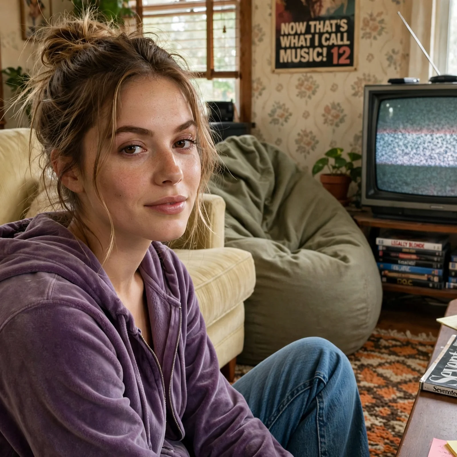 15 Iconic 2000s Hairstyles for Women That Are Totally Back in Style for 2026: The Messy Bun with Strands